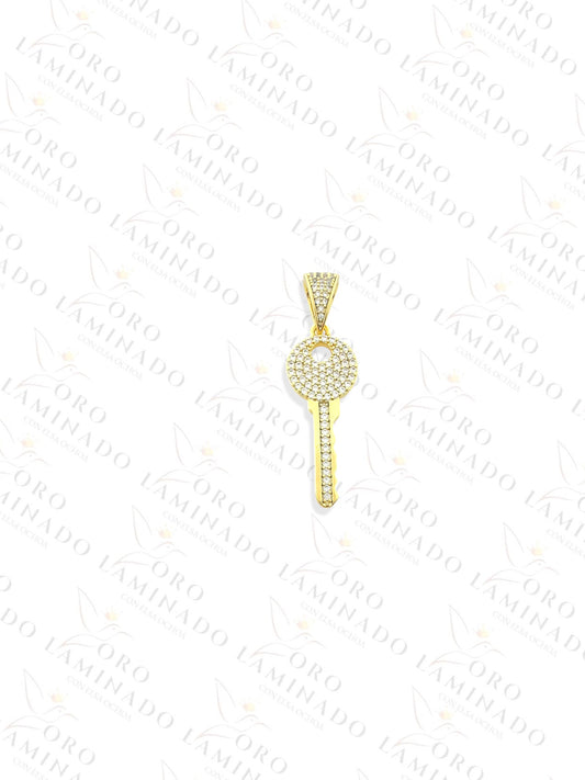 Diamond Key Pendant G211