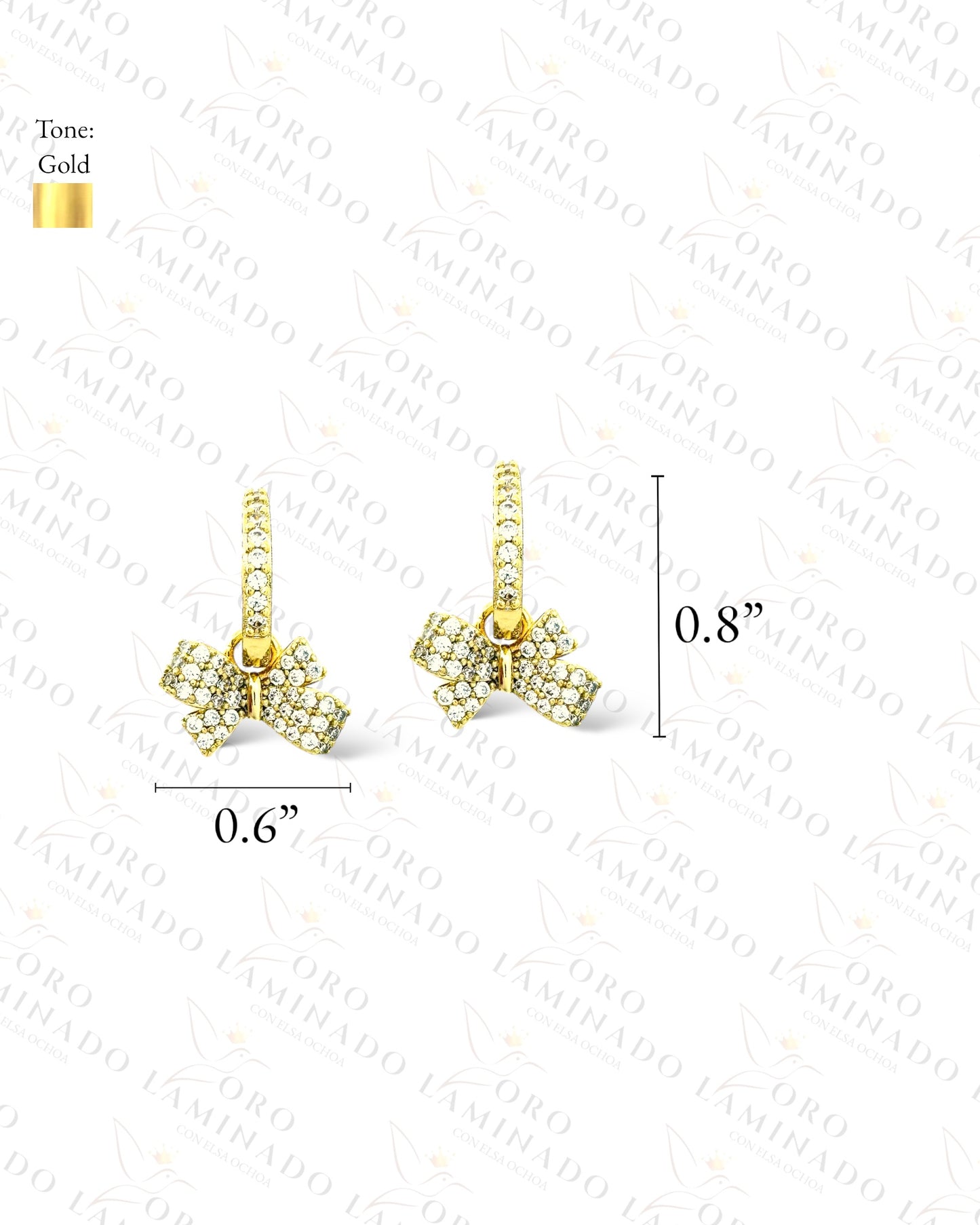 High Quality Small Bow Earrings C383