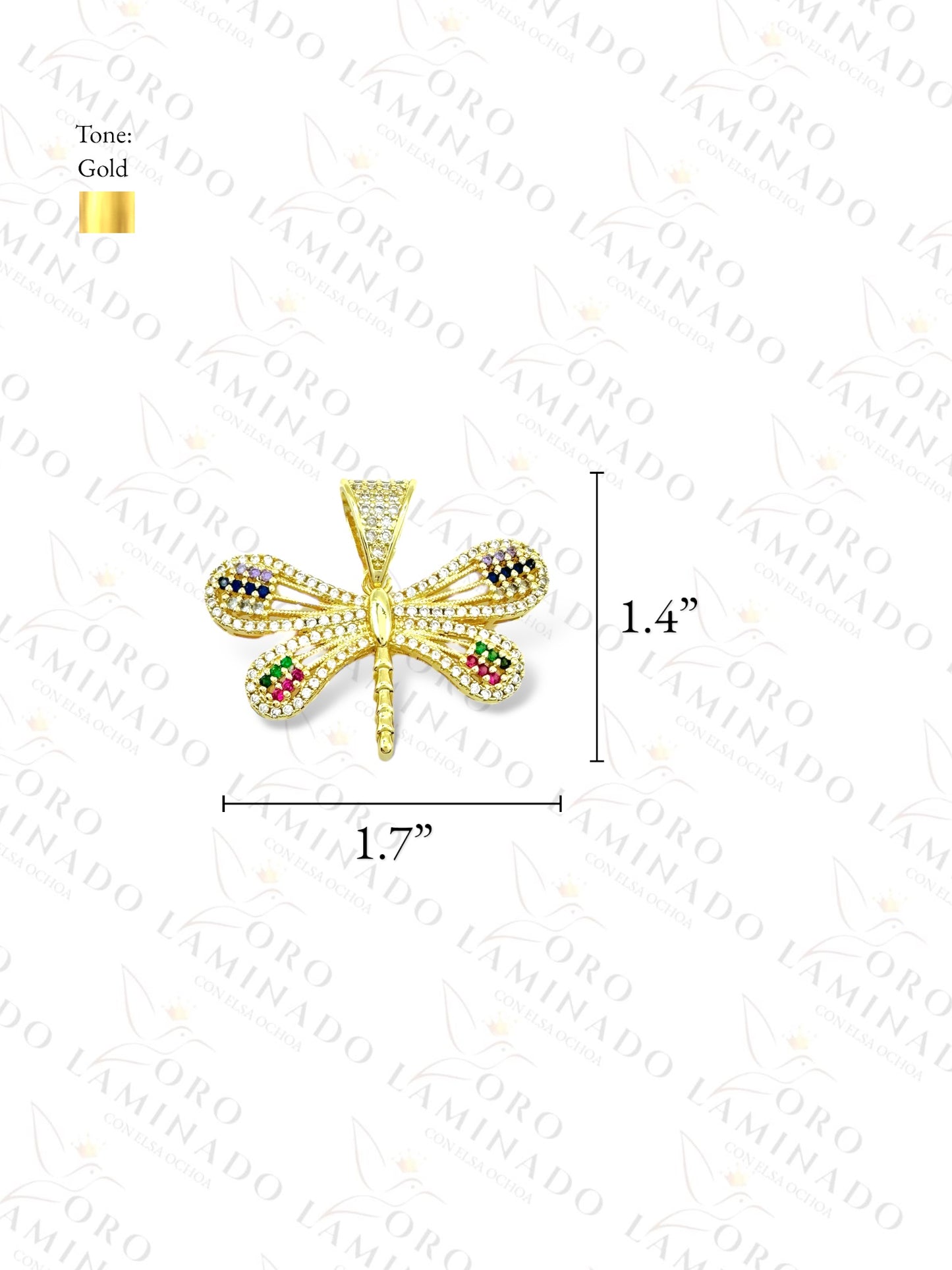 Dragonfly Multi-Color Pendant G440