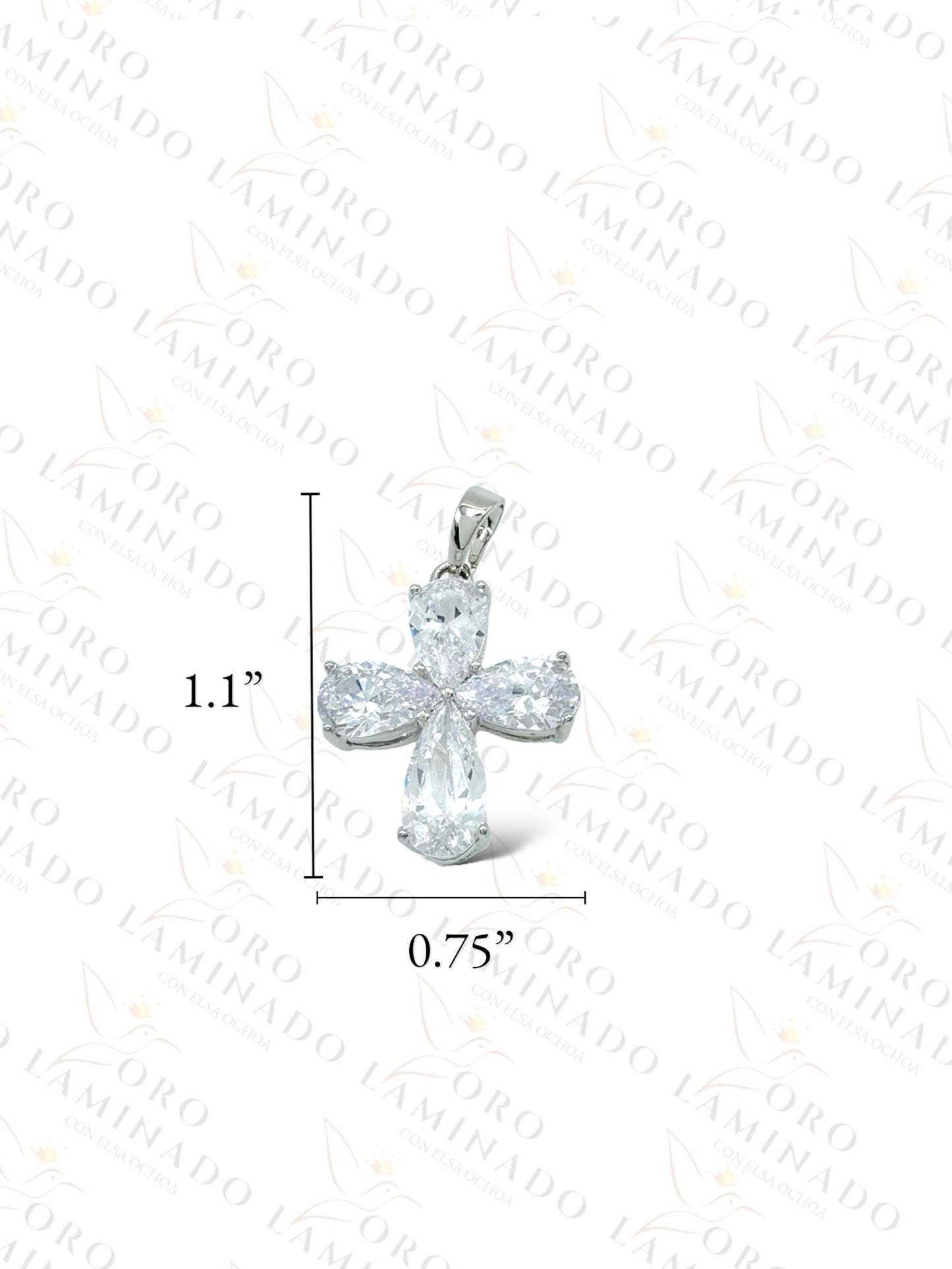 High Quality Crystal Cross Pendant C224