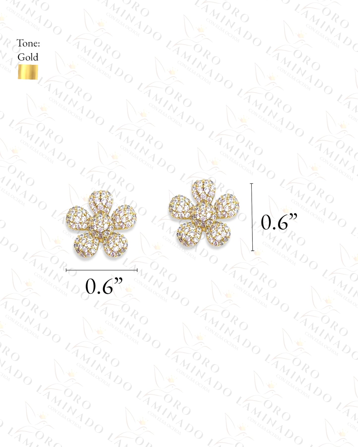 High Quality Flower Earrings B353