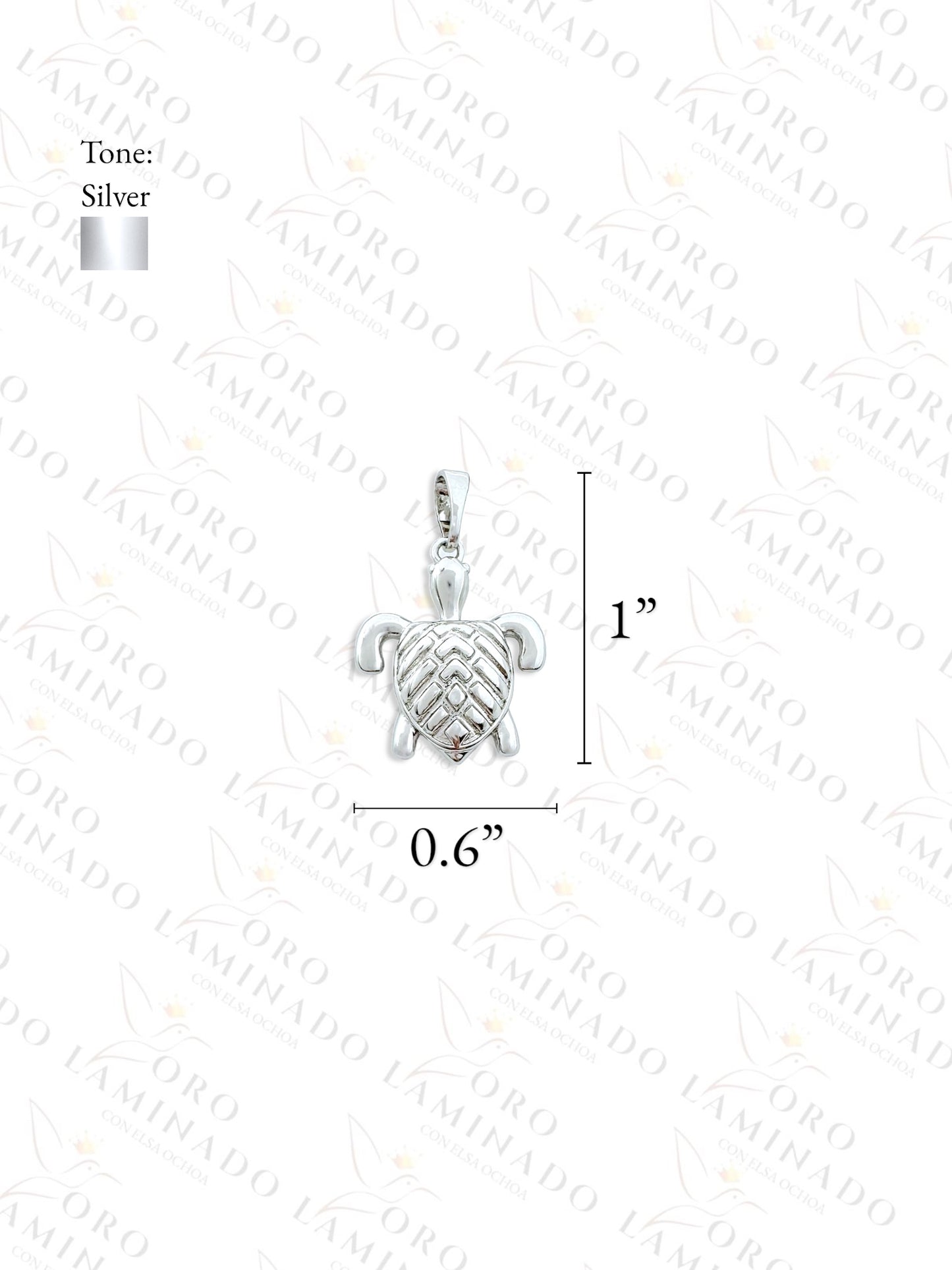 High Quality Silver Turtle Pendant Y43