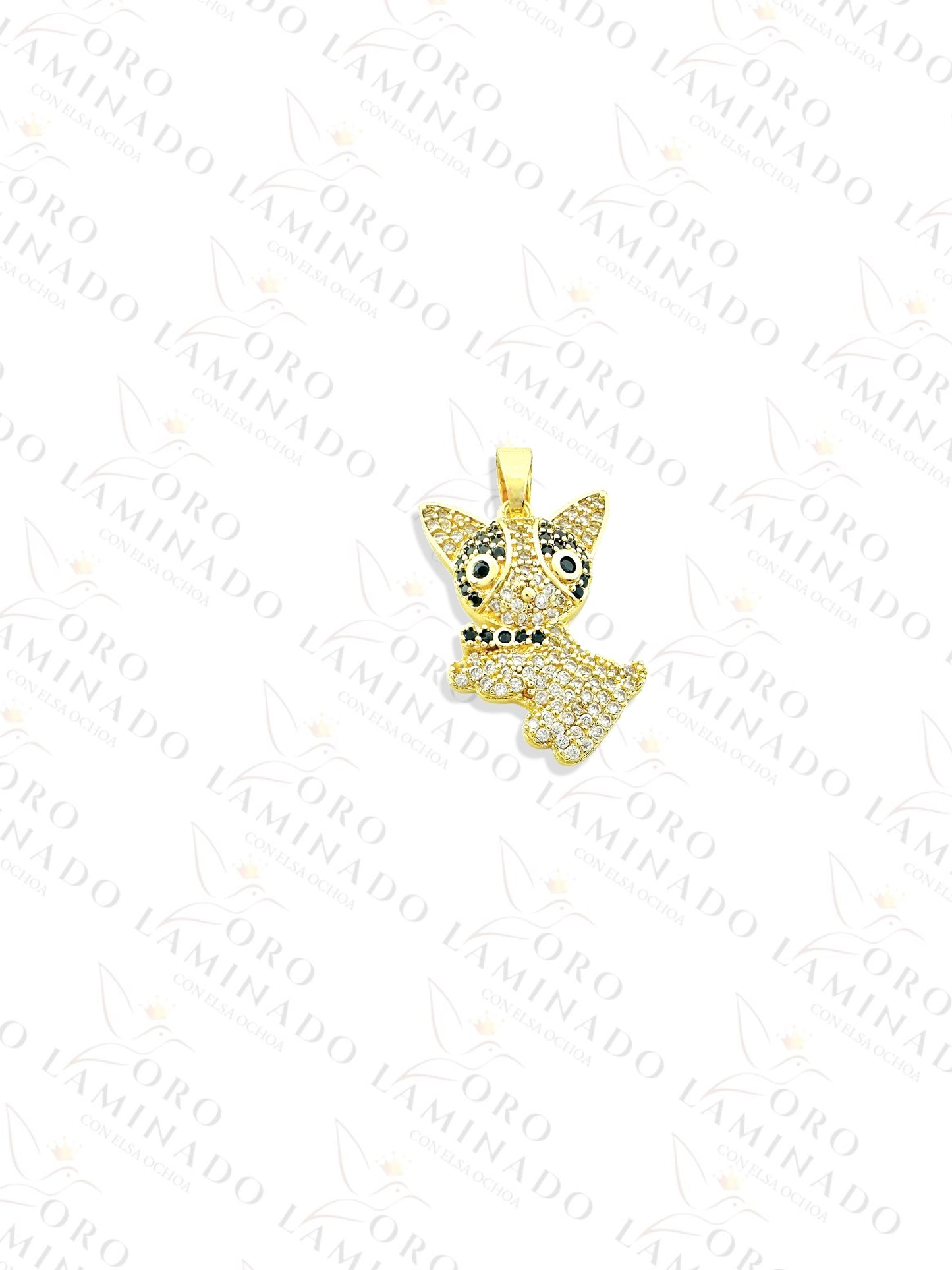 Gold Filled Kids Dog Pendant Y103