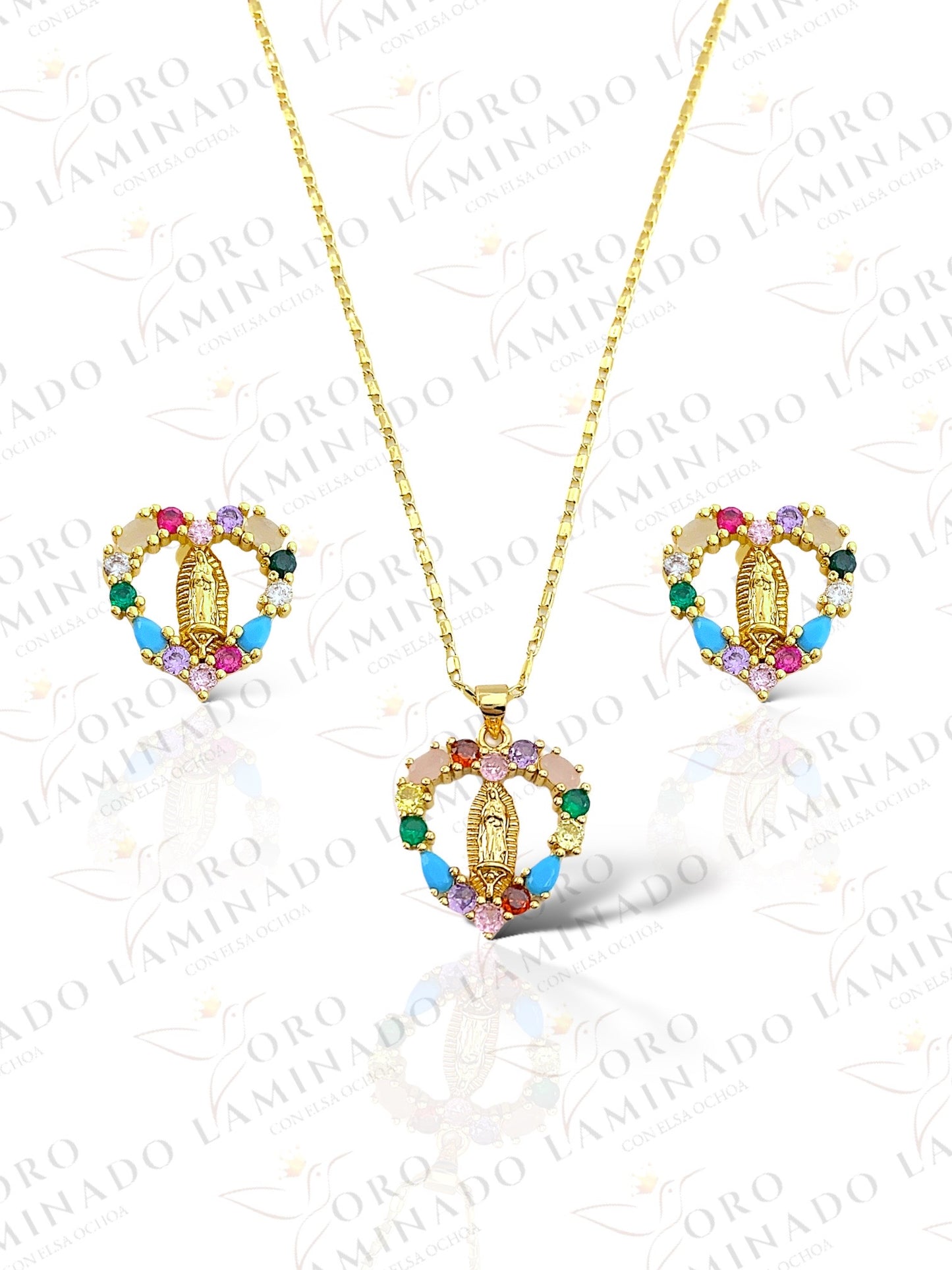 Virgen de Guadalupe Multicolored Set G381