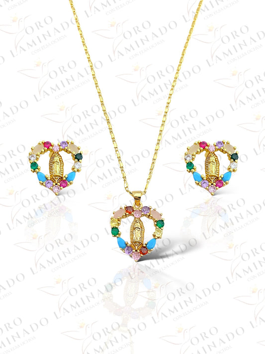 Virgen de Guadalupe Multicolored Set G381