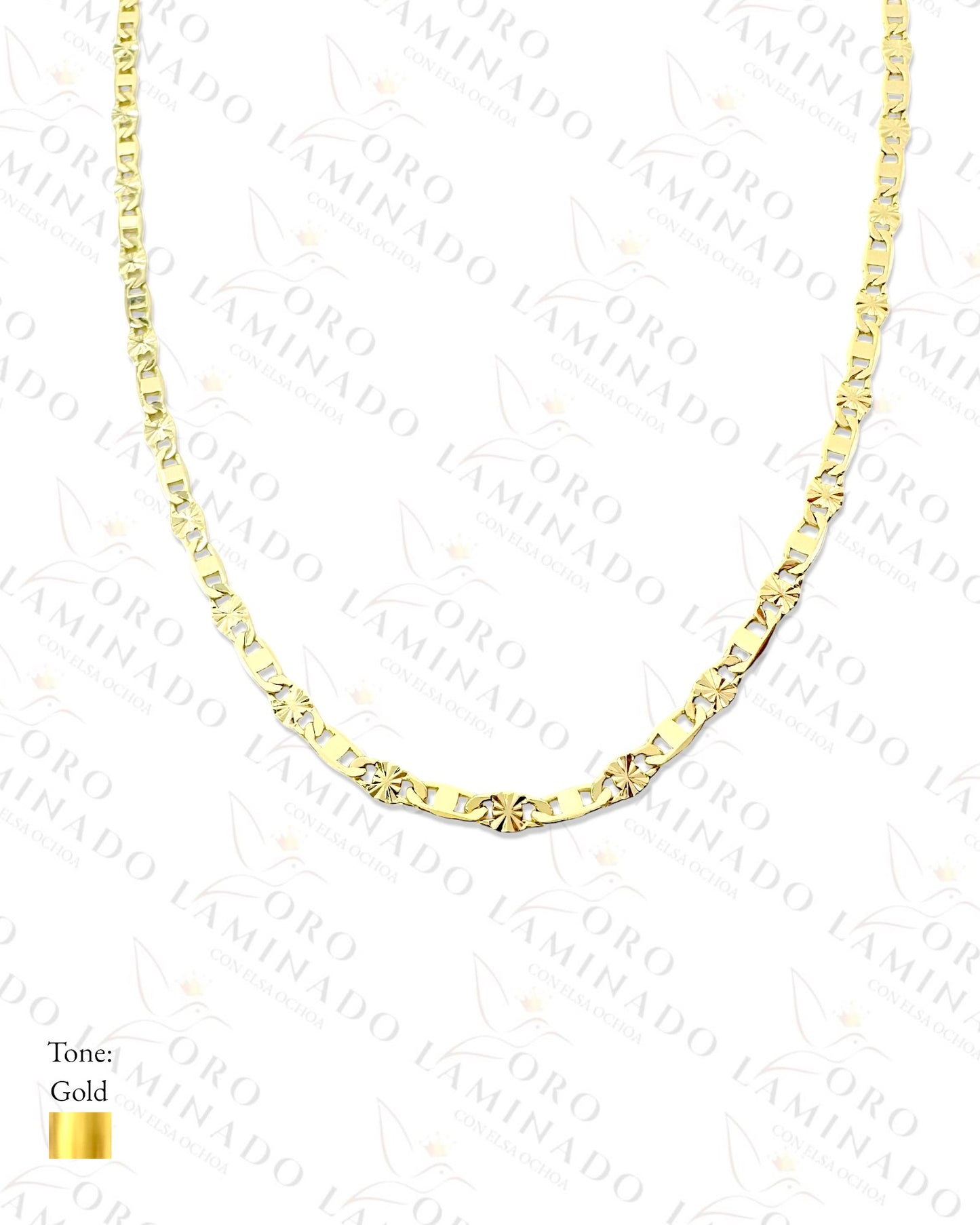 Gold Filled GG with Flor Valentino Chains Pack of 6 Size 20” 3.5mm C352