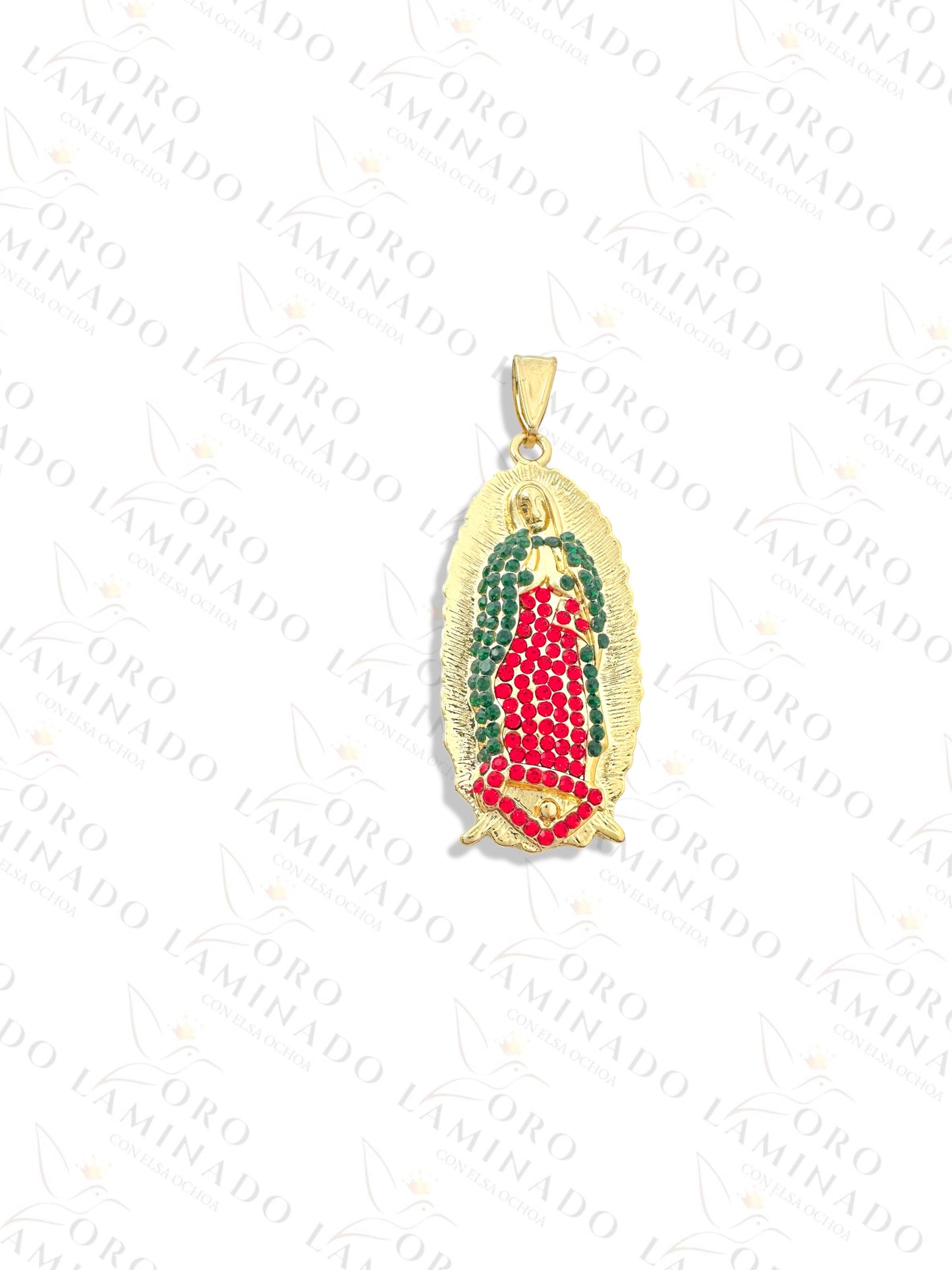 Multi-Color Virgin Mary Pendant R132