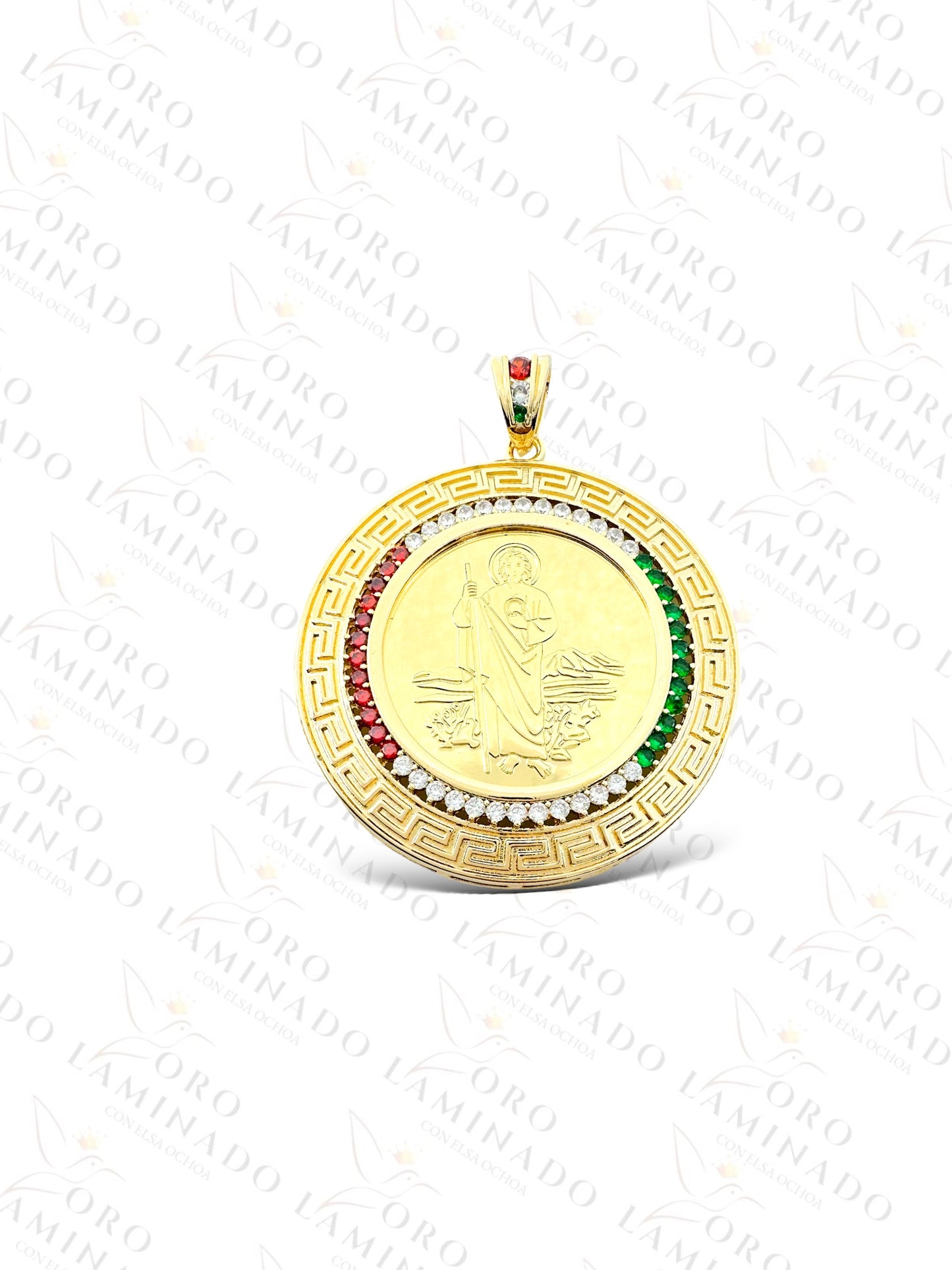 Multi-Color Centenary San Judas Pendant R49