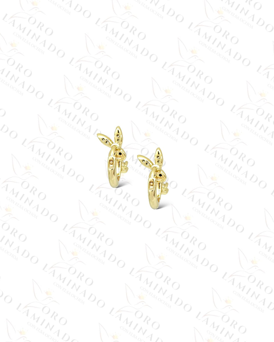 High Quality Sparkling Bunny Earrings  B423