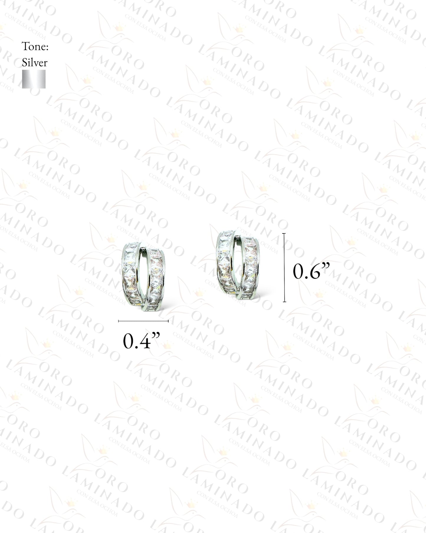 Exclusive High Quality Silver Diamond Set G367