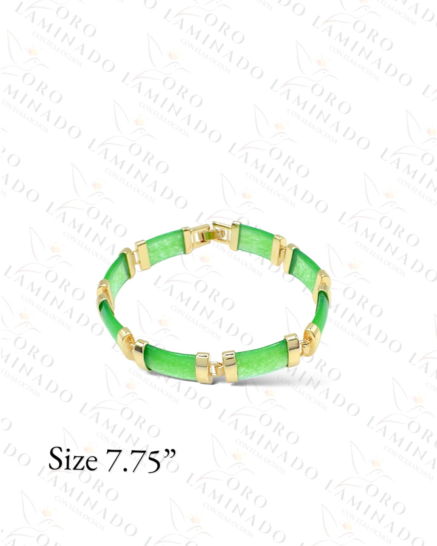 Green Stone Gold Bracelet C180