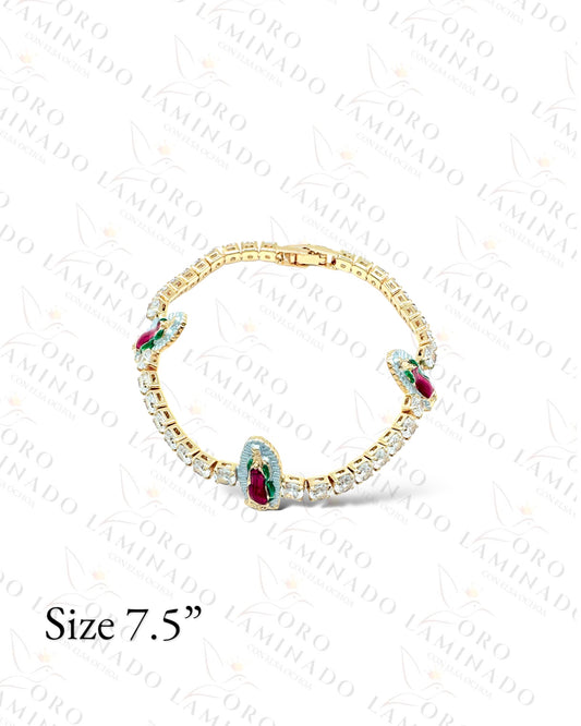 Virgen Mary Crystal Bracelet R302