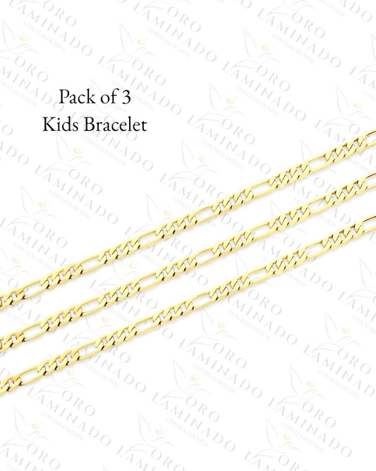 High Quality Kid’s Figaro Bracelet (Pack of 3) C135