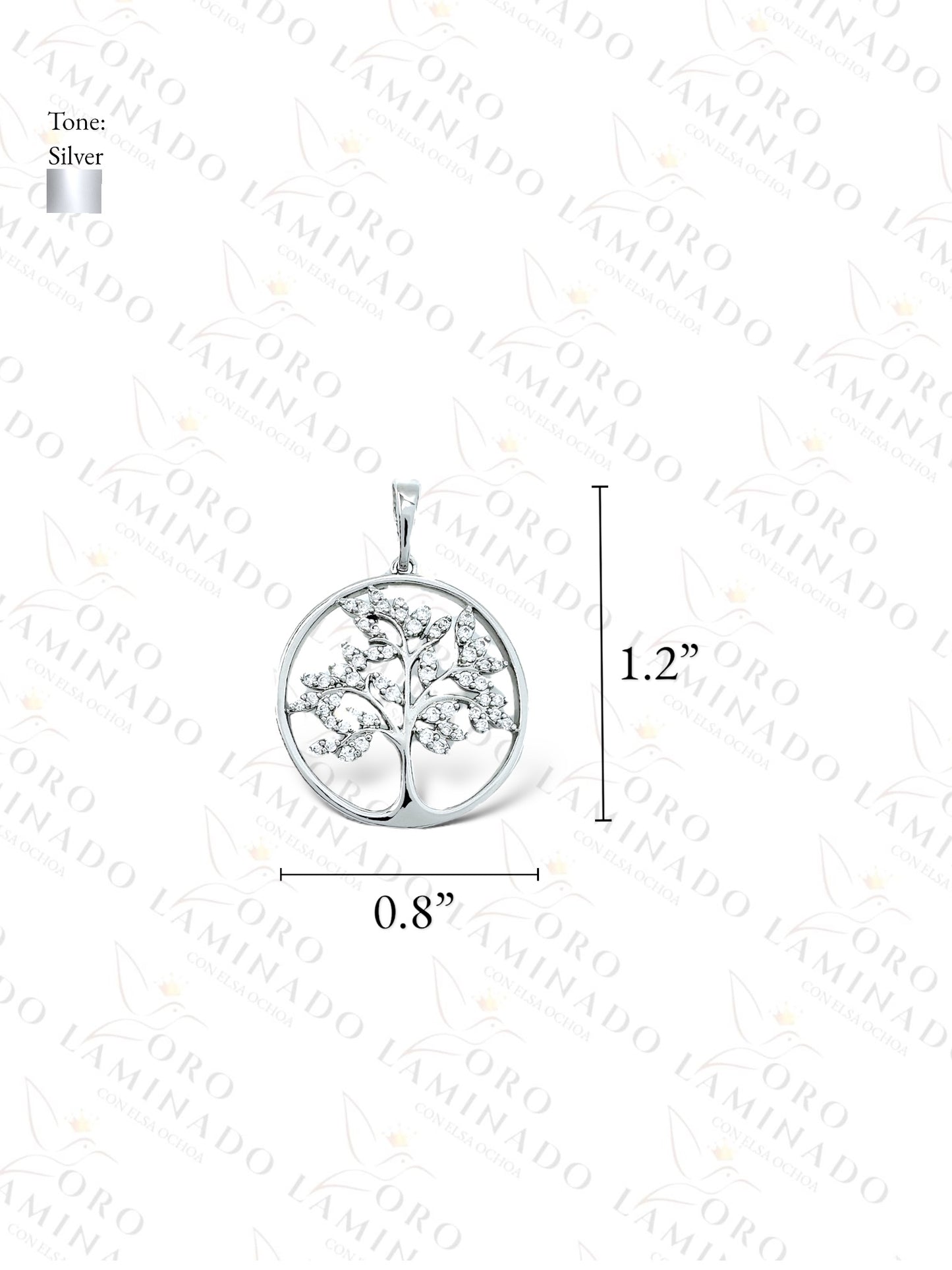 High Quality Silver Tree of Life Pendant G399