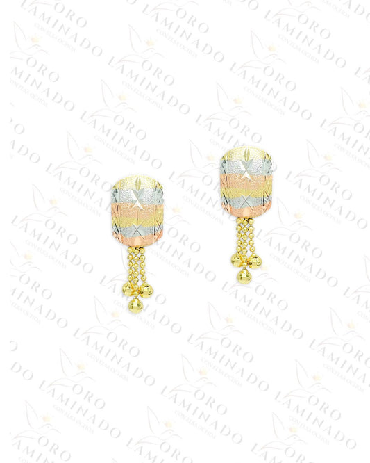 High Quality Three Tones Earrings C457