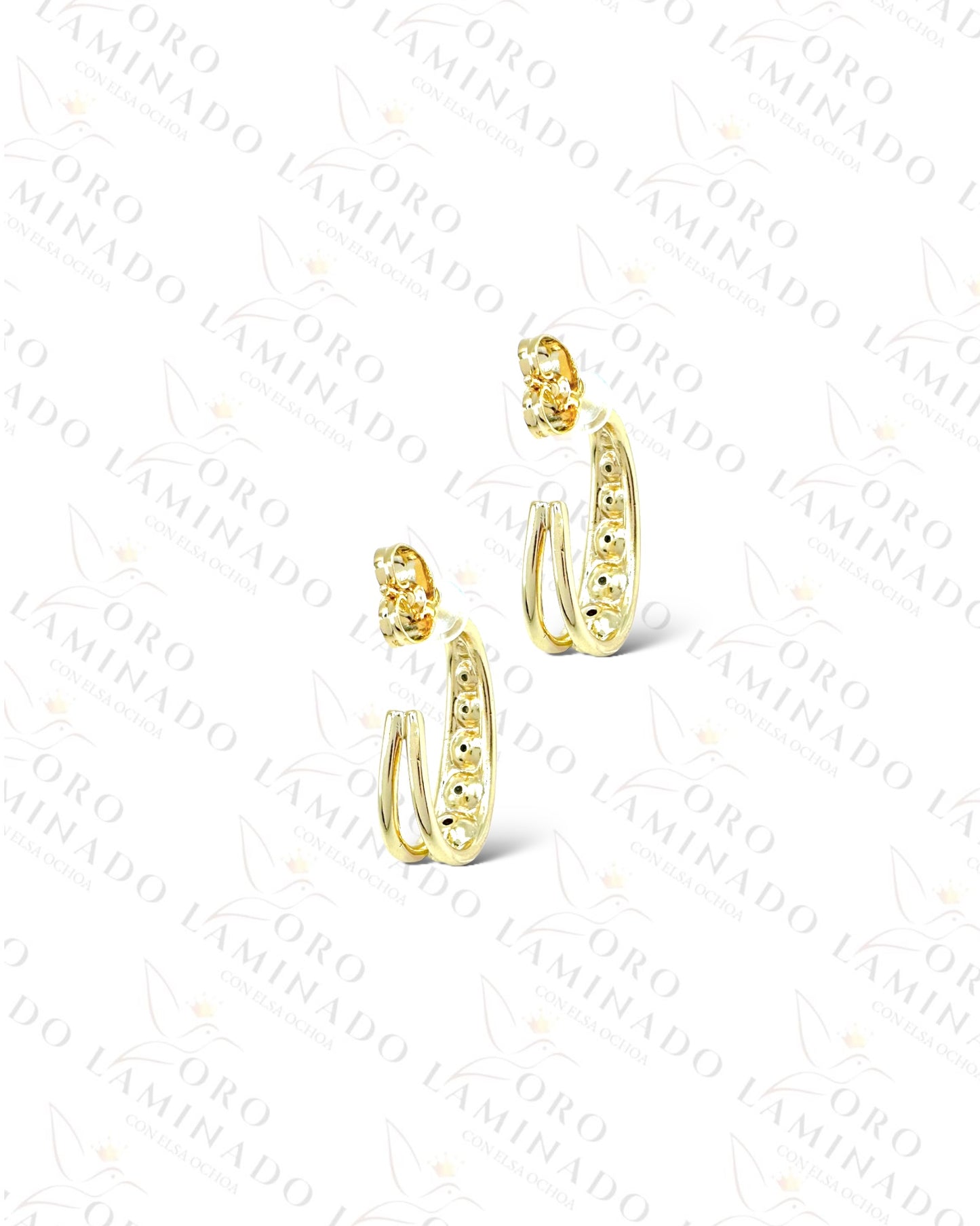 High Quality Pink Stone Earrings Y475