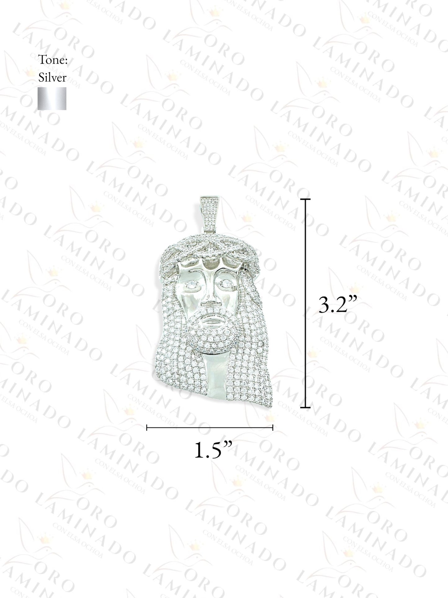 Silver Christ Pendant G337