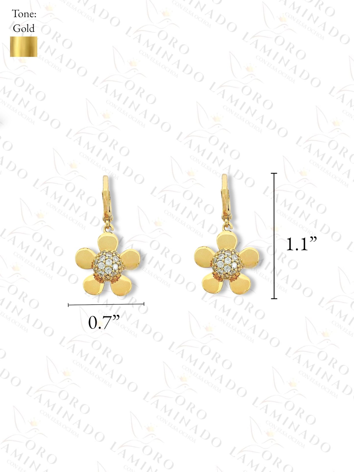 Gold Filled Flower set G300