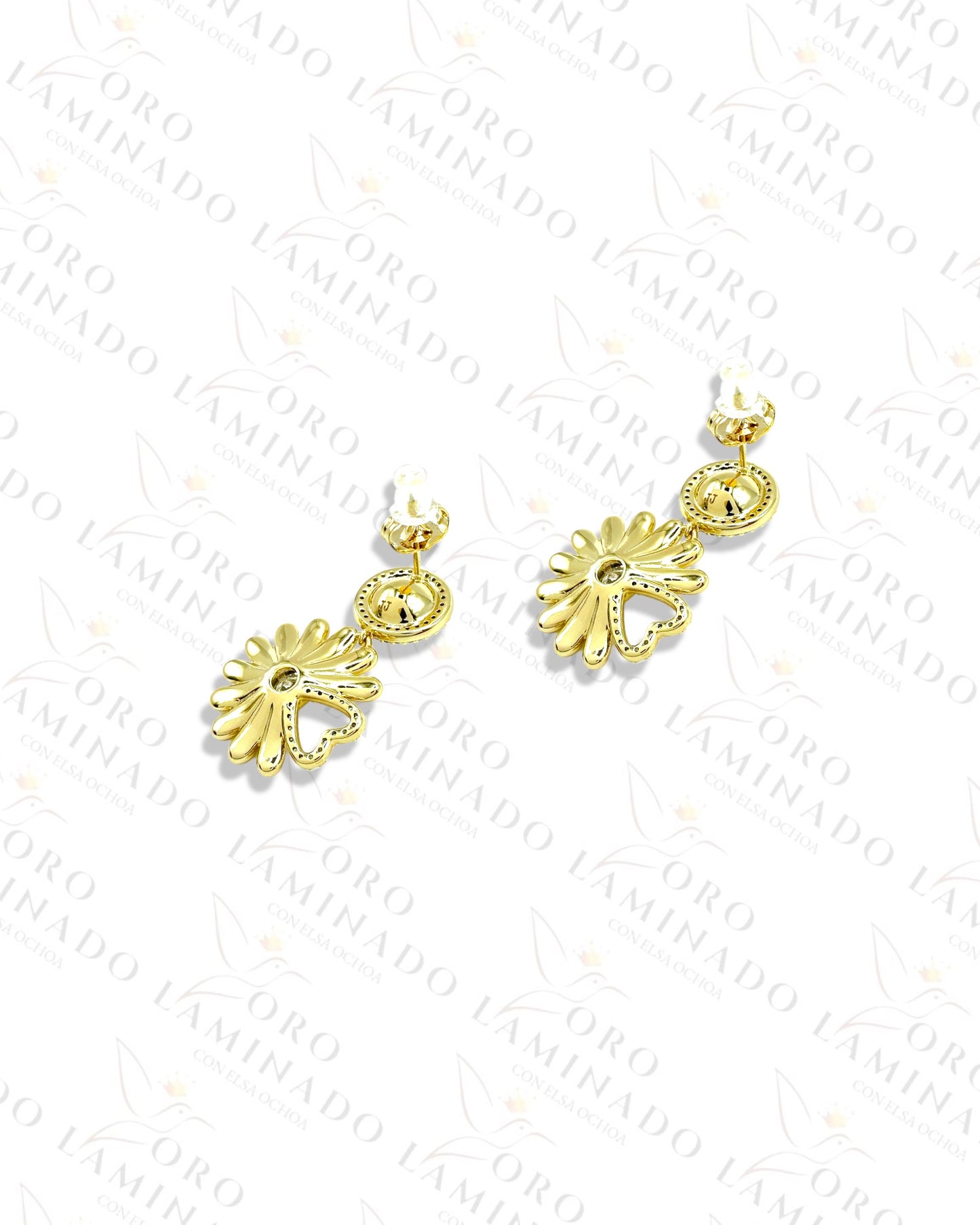 High Quality Flower Earrings Y462