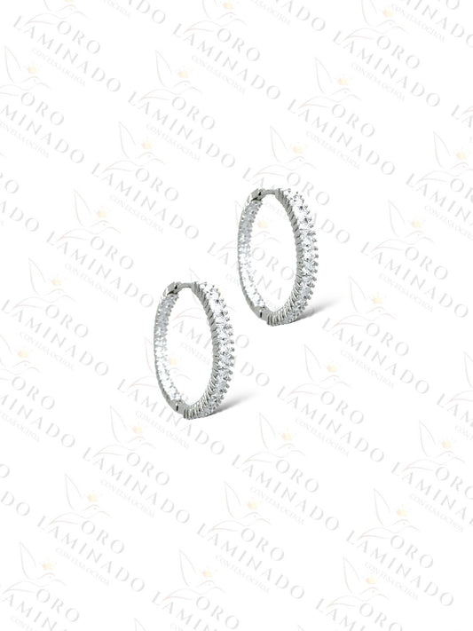 High Quality Crystal Hoop Earrings G301