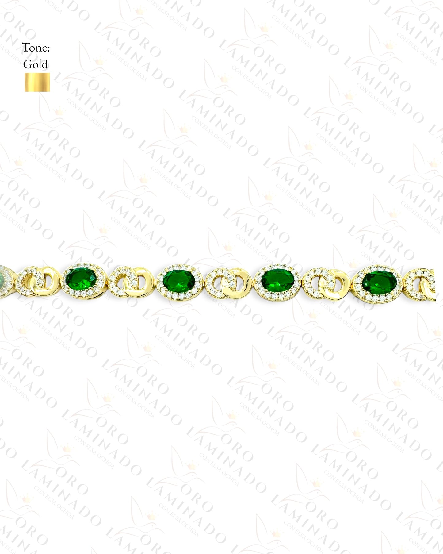 High Quality Green Stone Bracelet C443