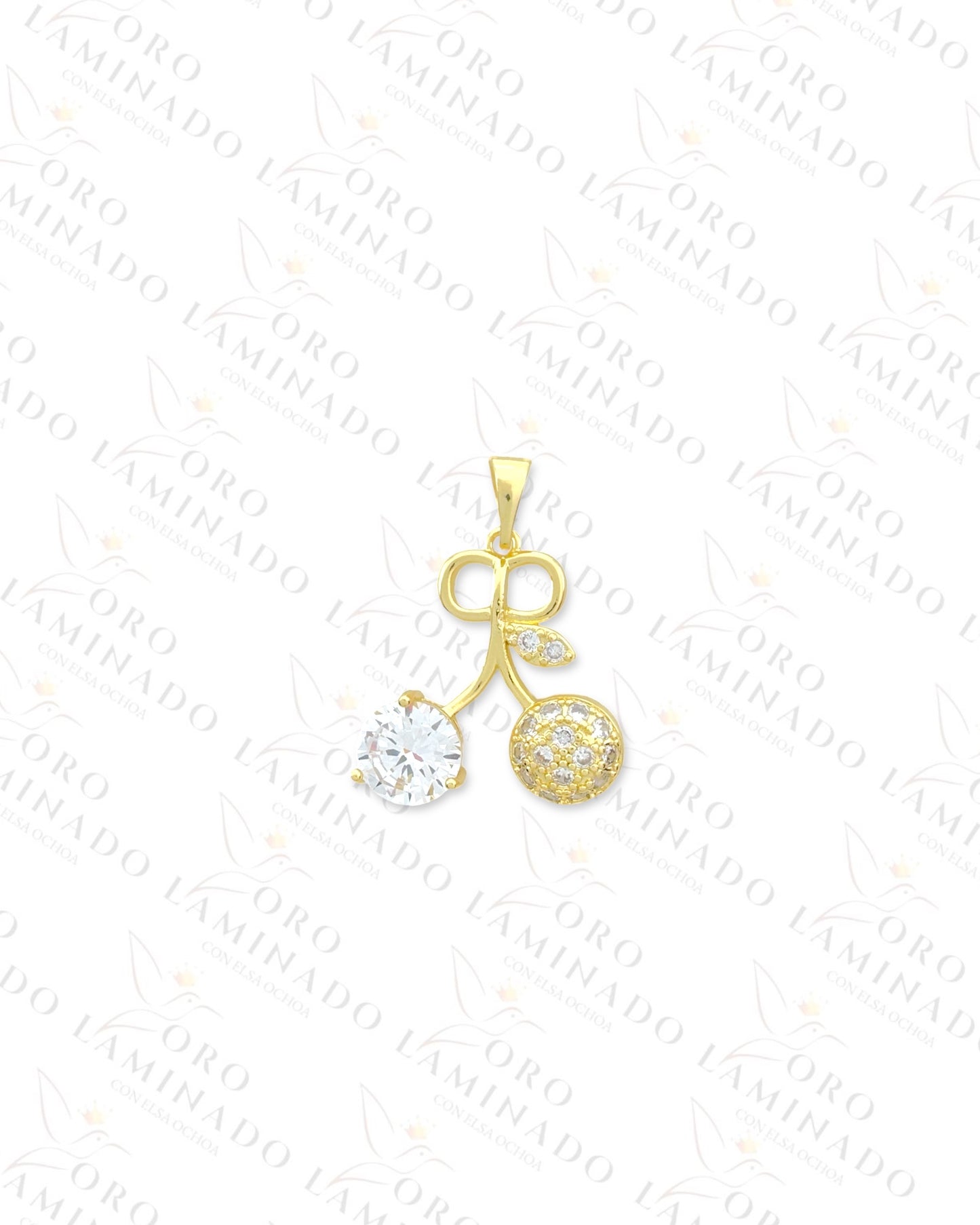 Diamond Cherry Pendant (Gold Filled) B430