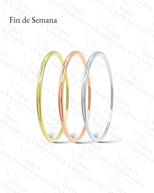 High Quality Pack of 3 Three Golds Bangle Bracelets R355