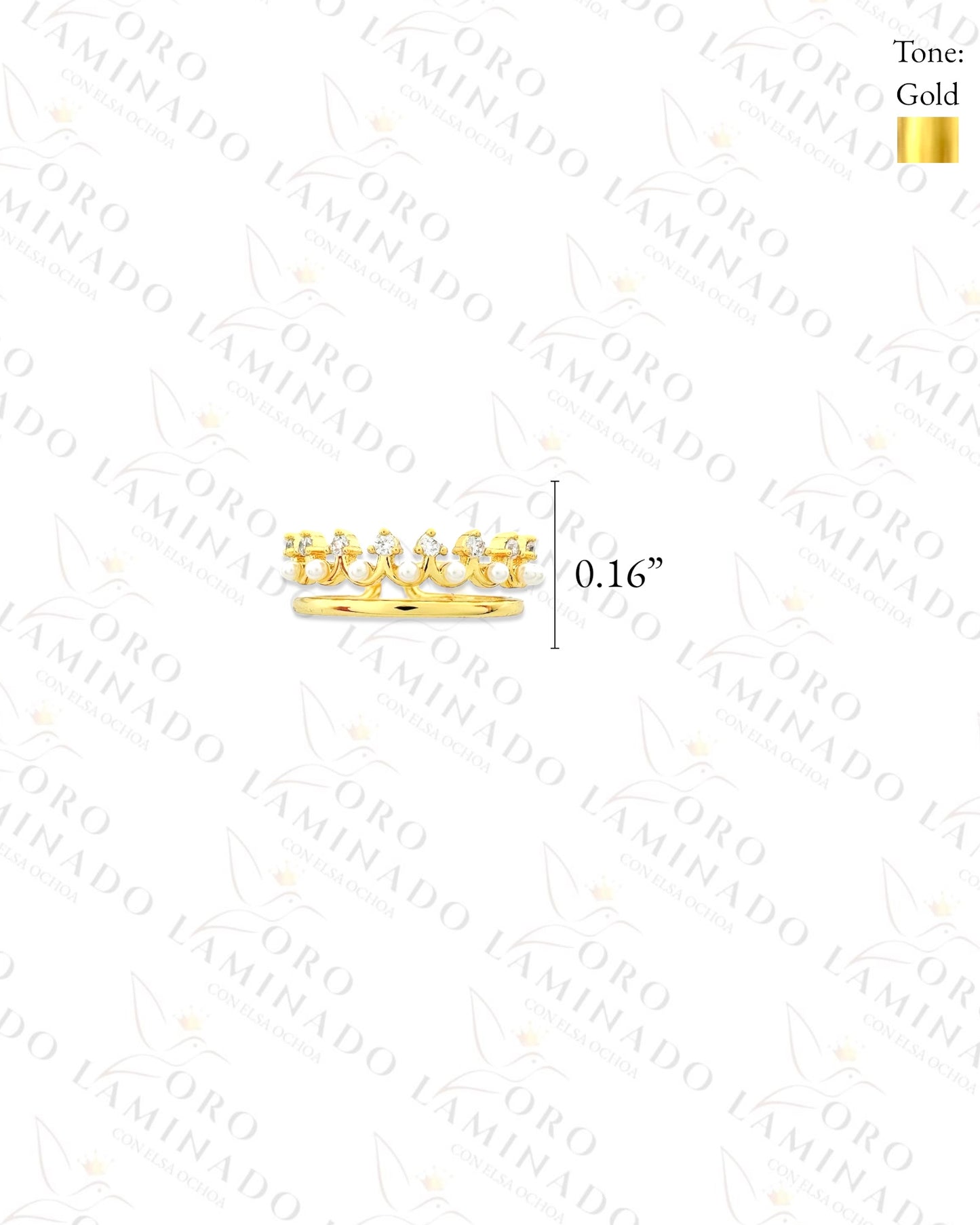 Adjustable Crown Ring (Gold Filled) G281