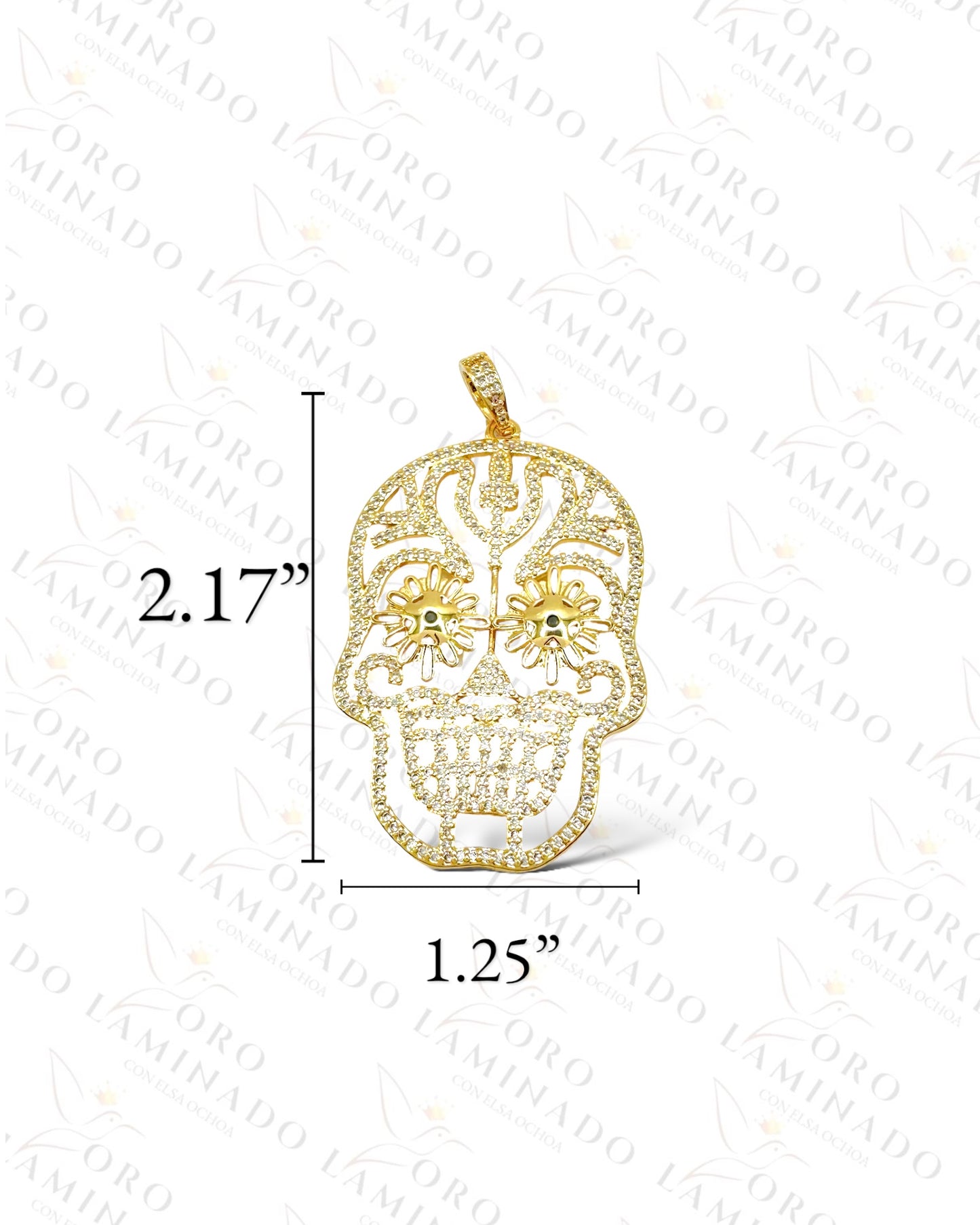 Gold Filled Sparkling Calaverita Pendant Y18