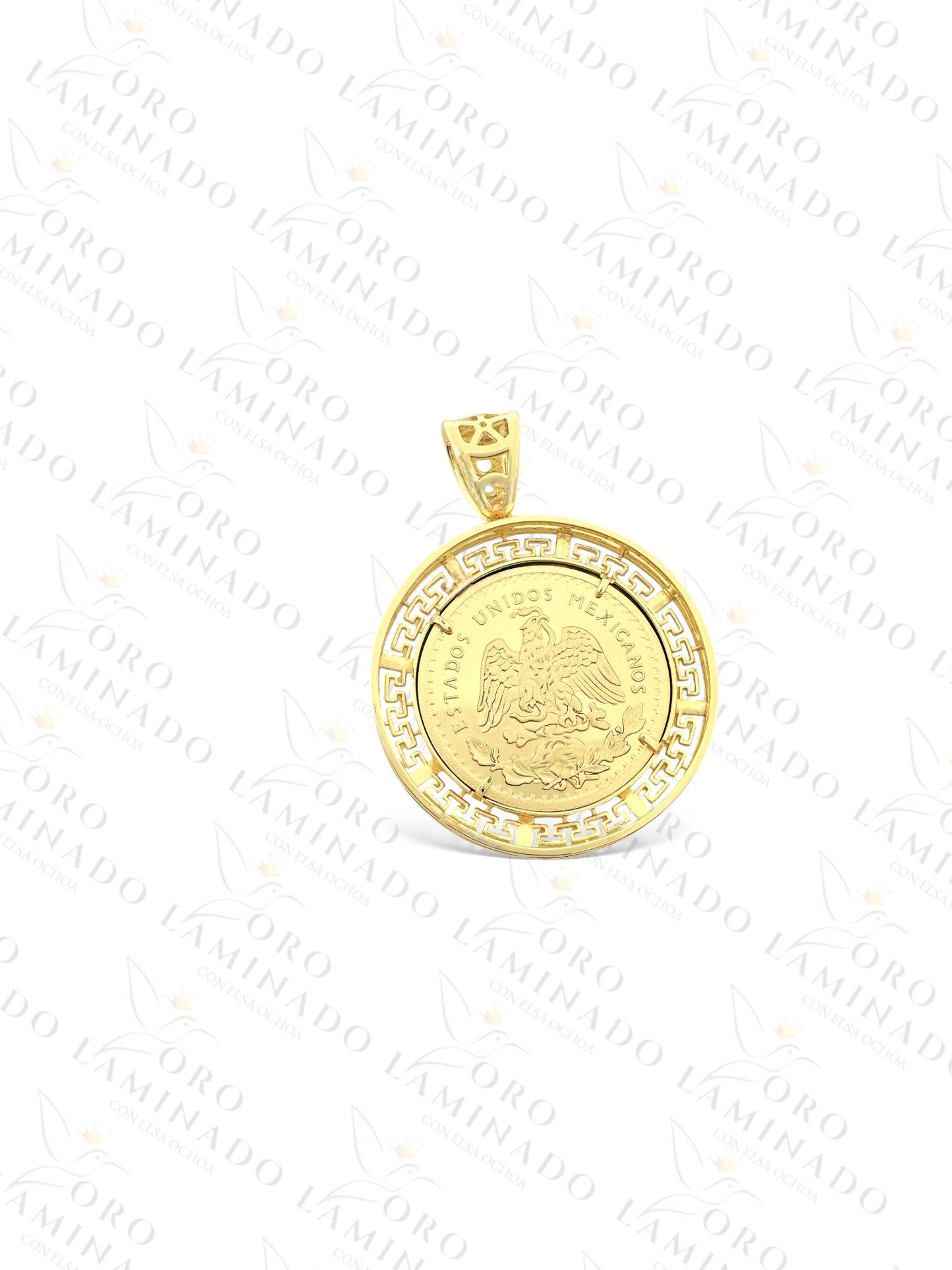 Gold Filled 50 Pesos Centenary Pendant Y437