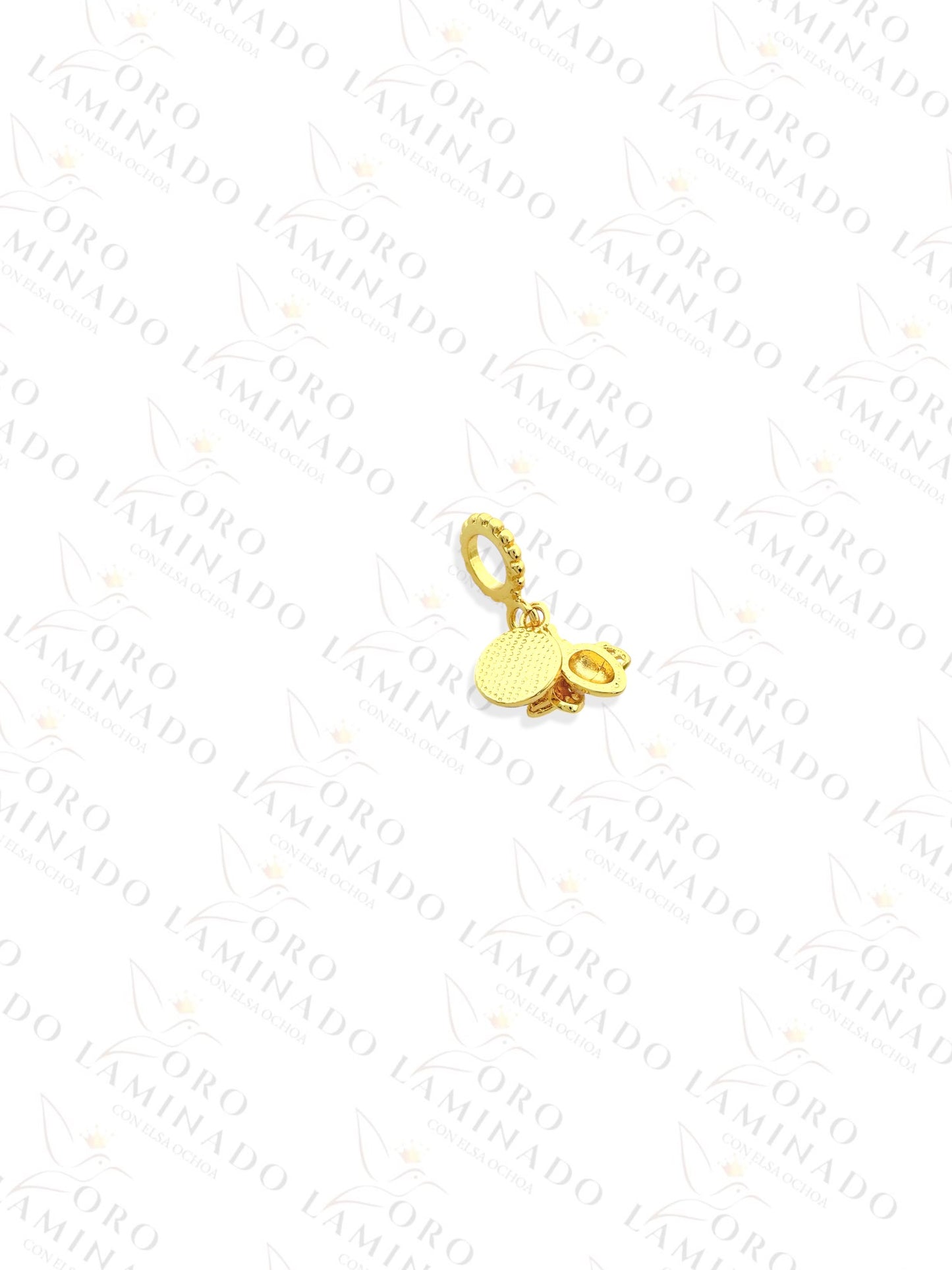 White Firefly Charm (Gold Filled) B141