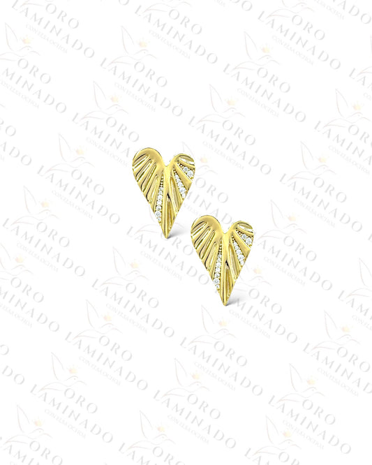 High Quality Heart Earrings C103