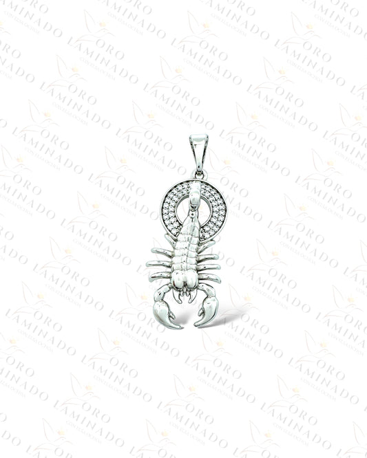 High Quality Silver Scorpion Pendant C395