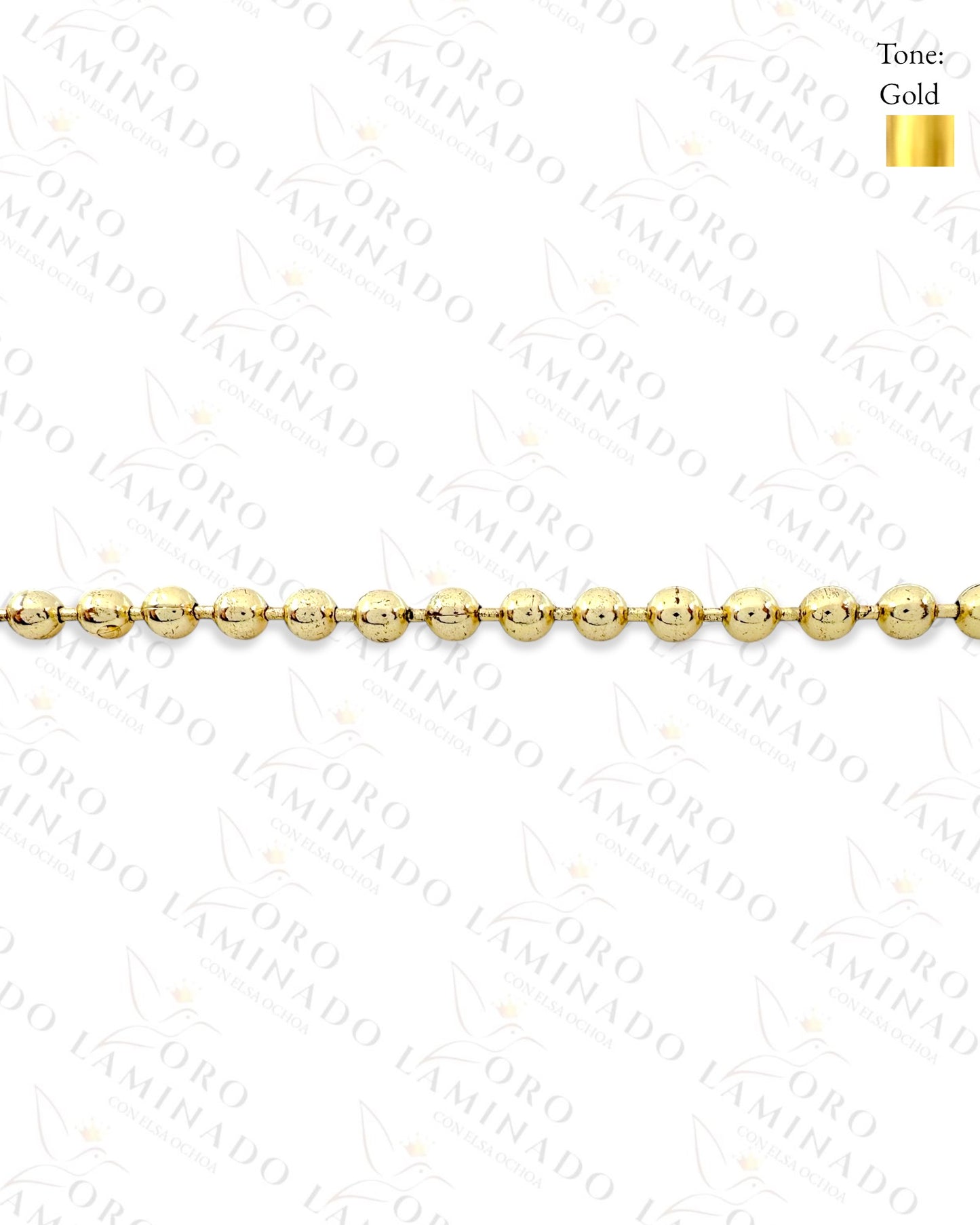 High Quality Gold Filled Ball Bead Chain Bracelet Y450