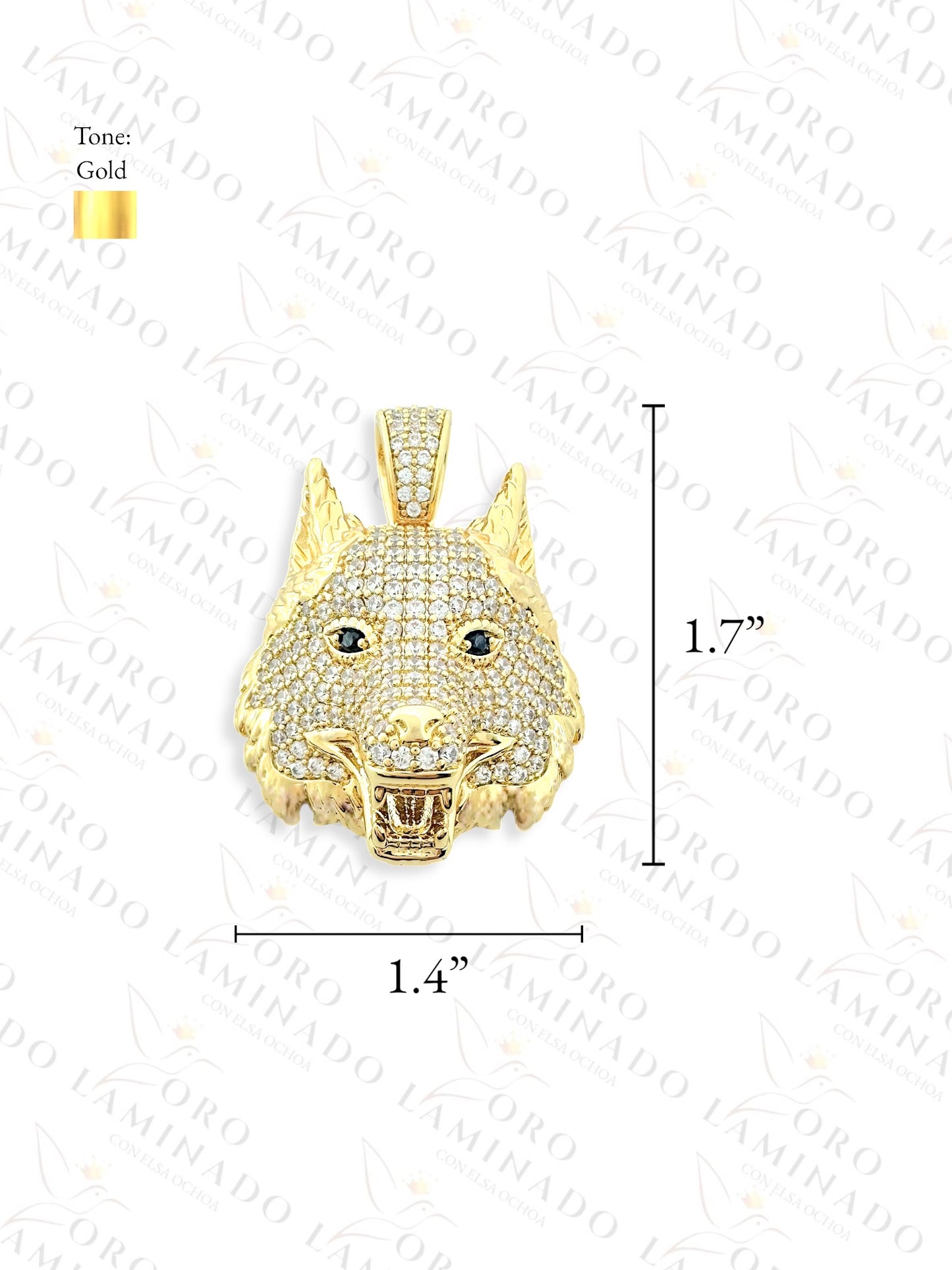 High Quality Wolf Head Pendant Y436