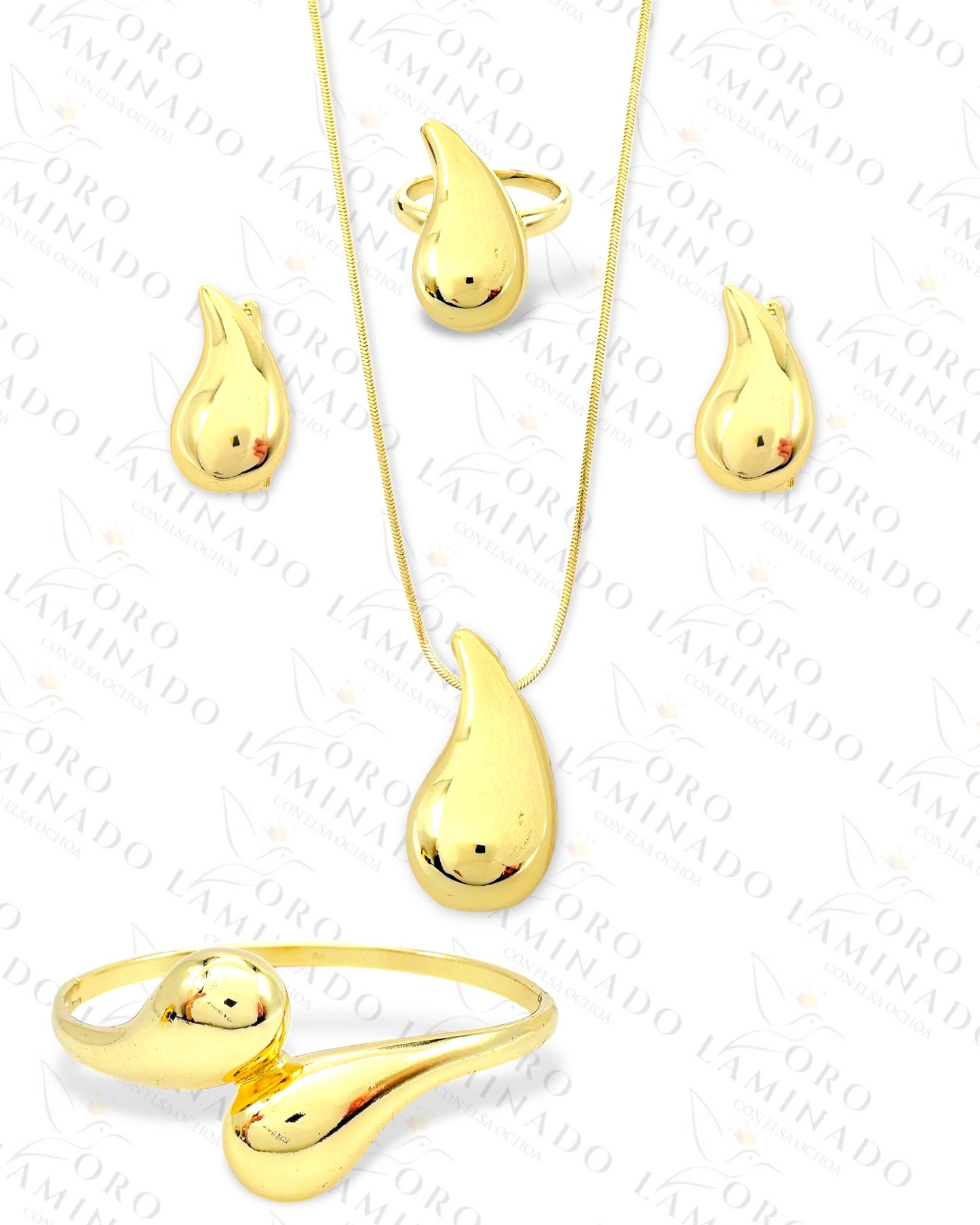High Quality Rain Drop Set (Gold Filled) B435