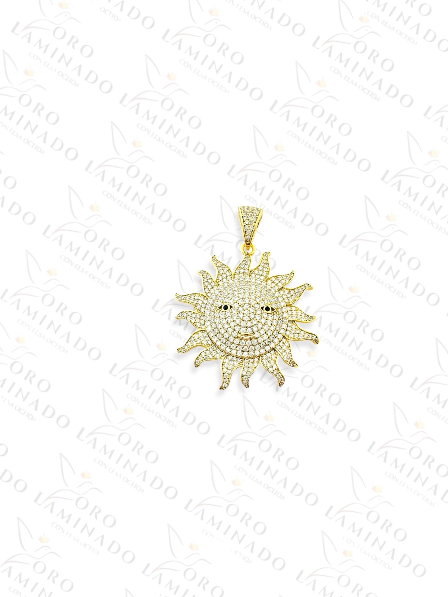 Diamond Sun Pendant B294