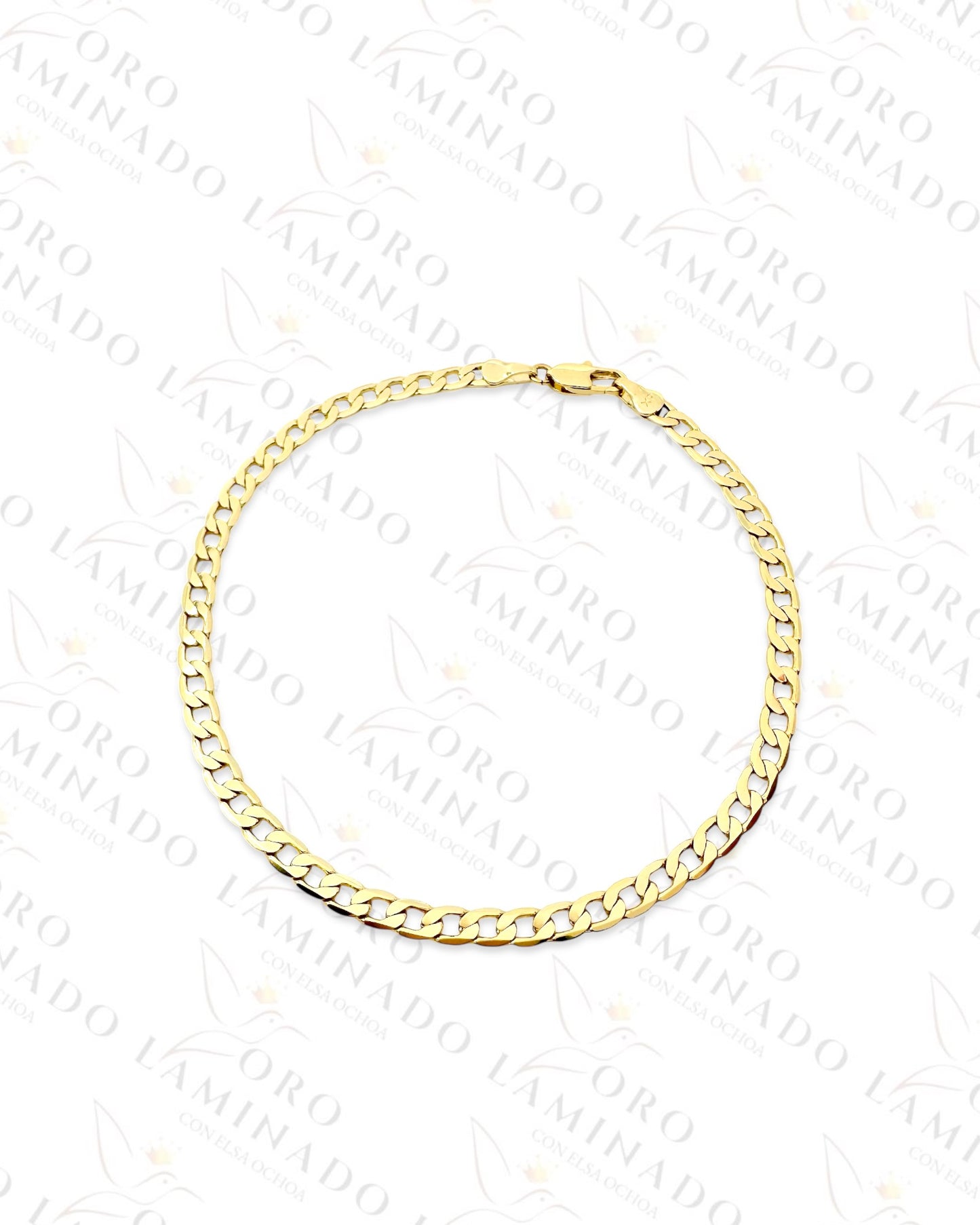 High Quality Pack of 6 Cuban Chain Anklet (Gold Filled) B463