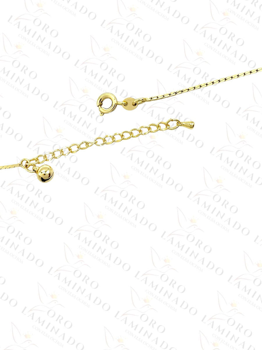 High Quality Gold Circles Anklet (Pack of 6) G170