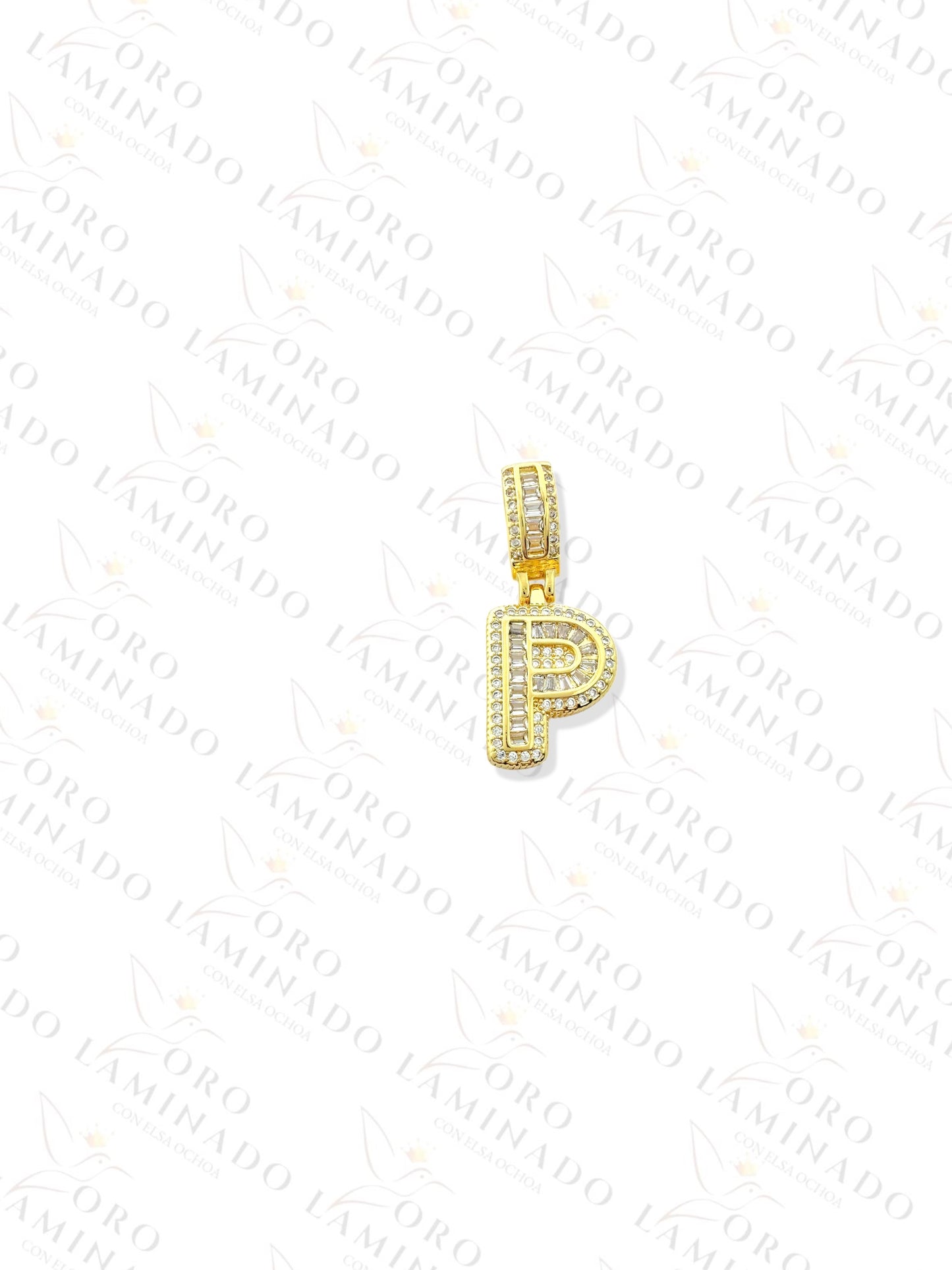 Gold Filled Letter "P" Pendant G261