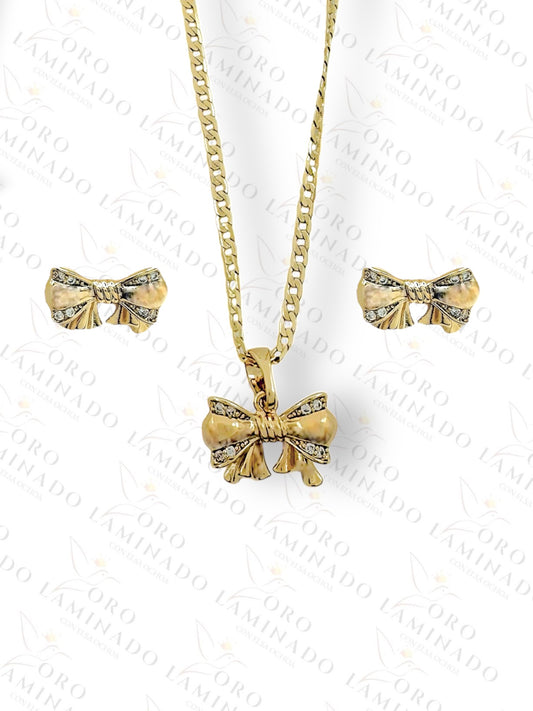 Gold Filled Gift Bow set G319