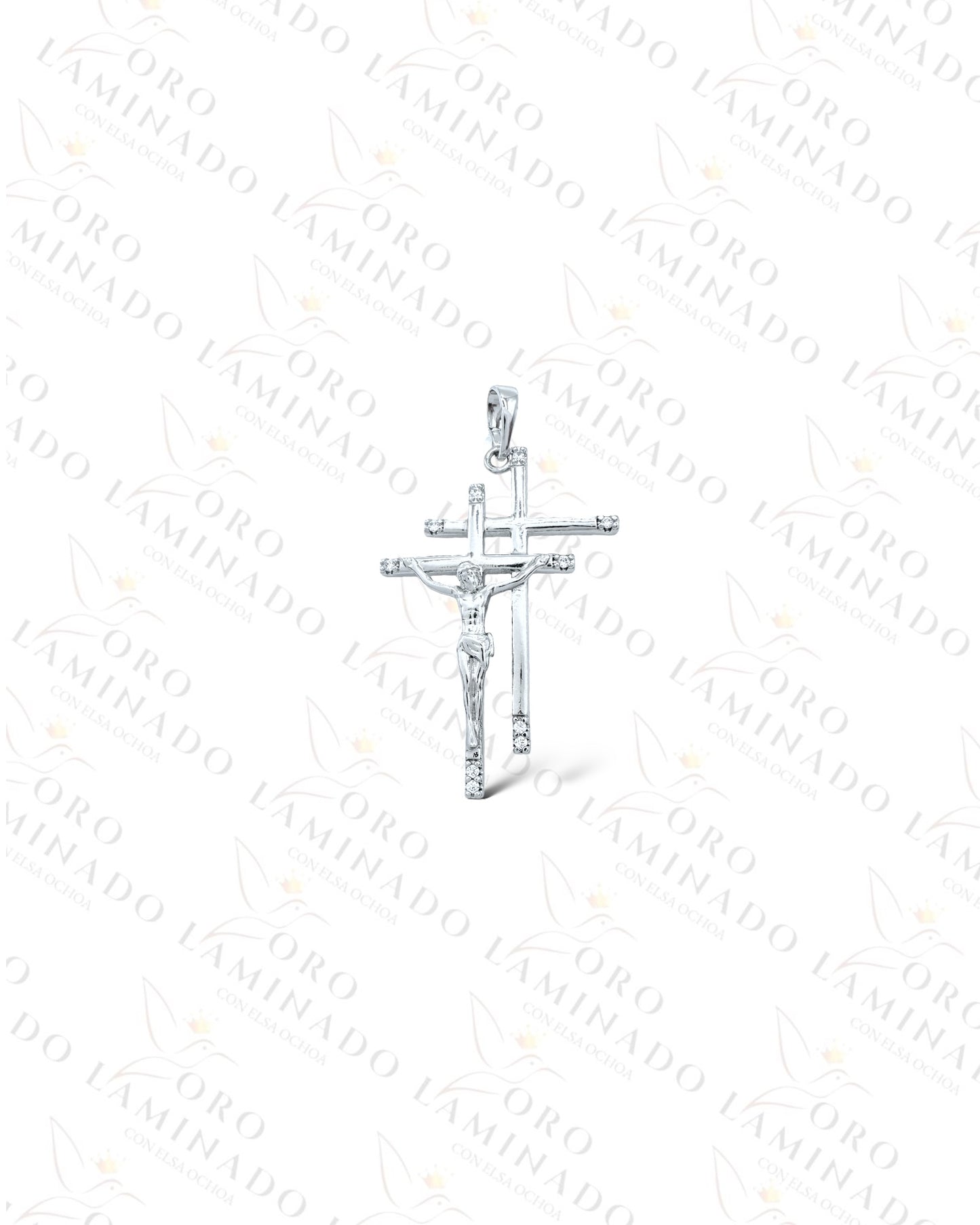 High Quality Silver Cross Pendant Y477