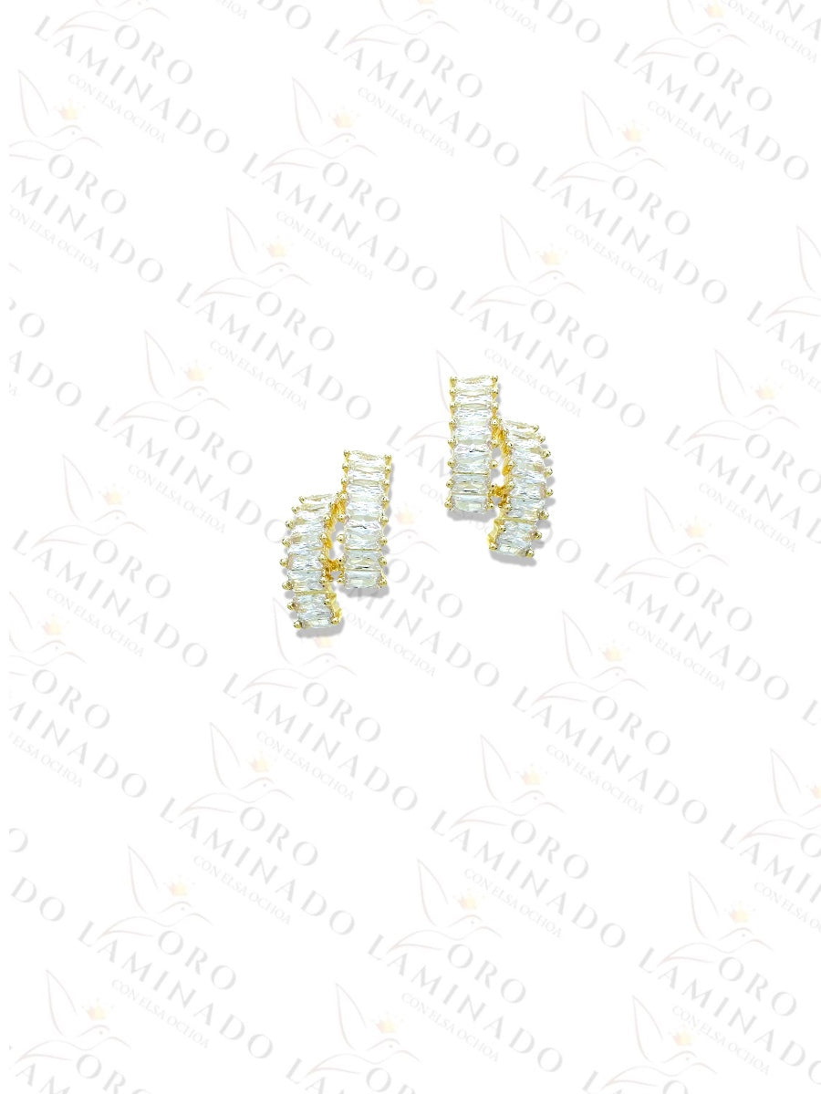 High Quality Cut Glass Earrings G101