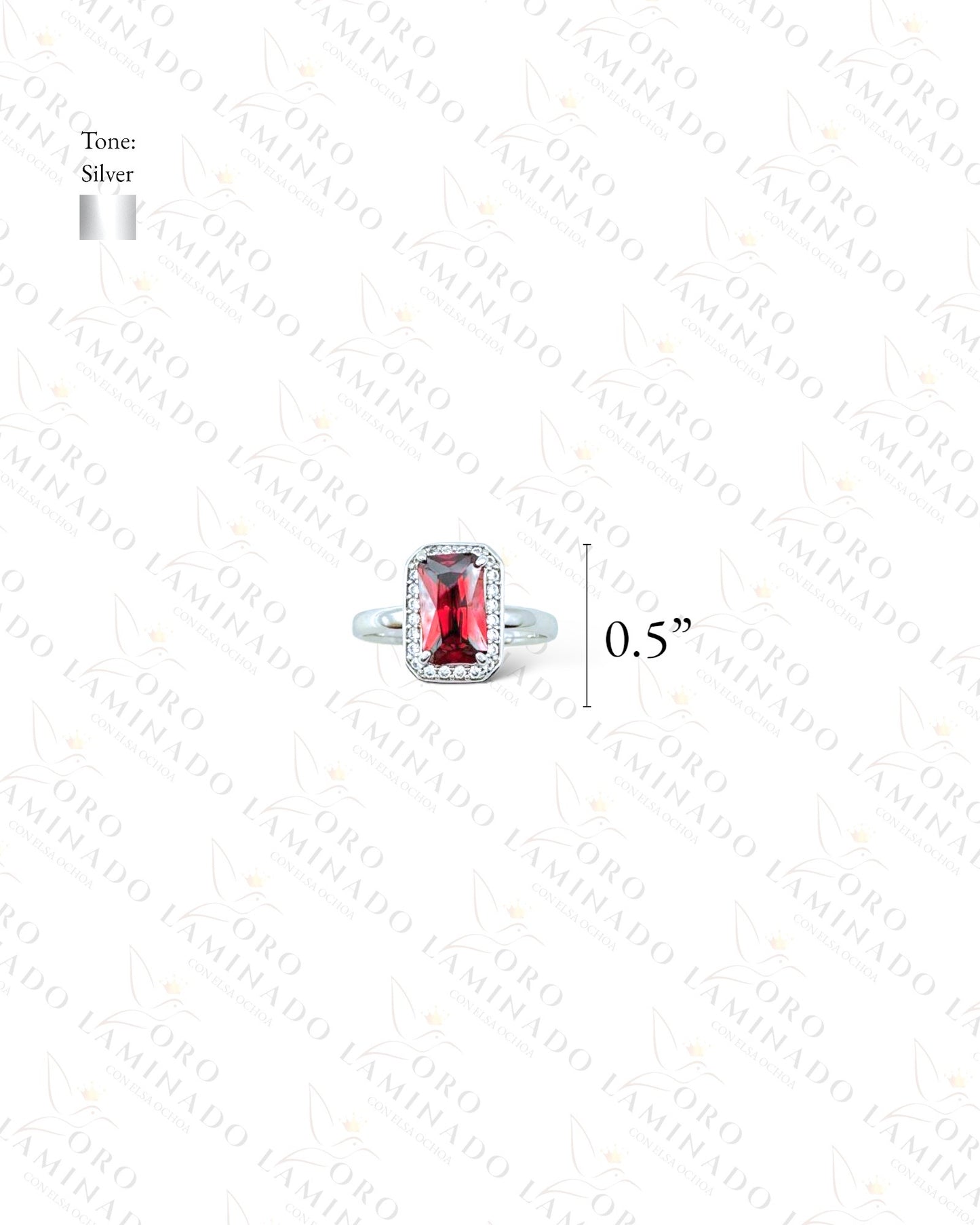 High Quality Red Stone Ring B36