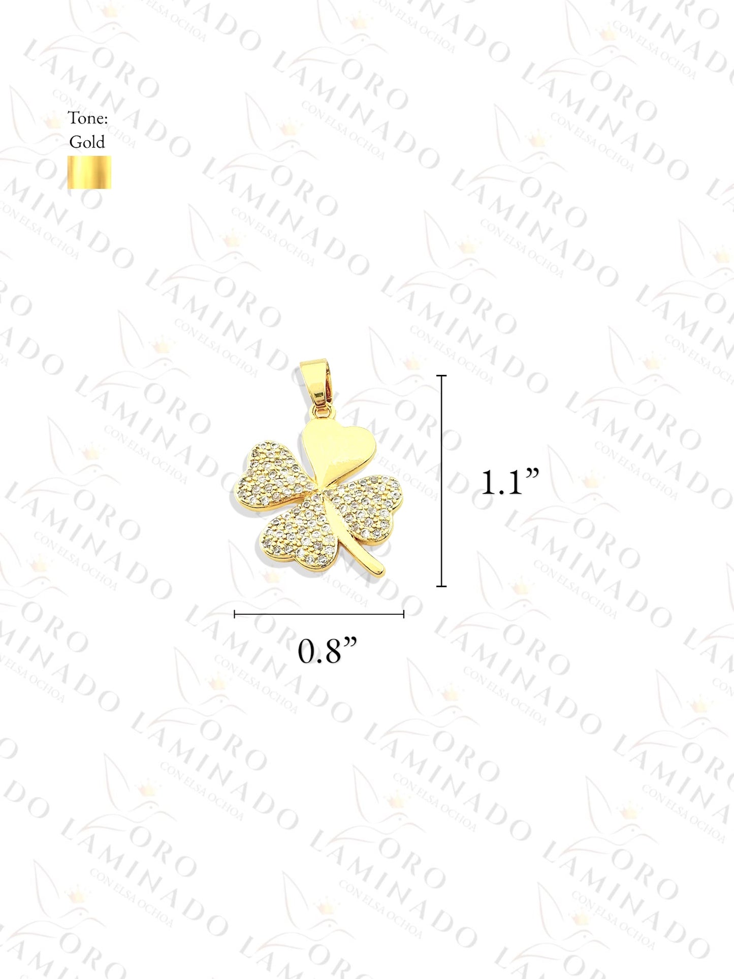 Gold Filled Clover Pendant R224