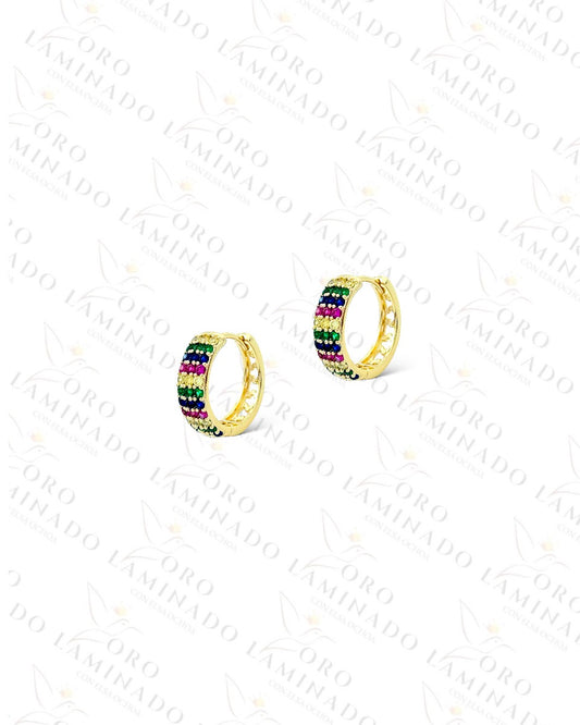 High Quality Multi-Color Hoop Earrings Y233