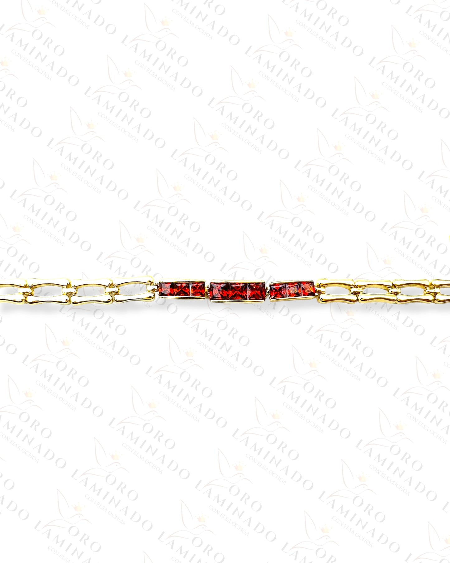 High Quality Red Rectangle Design Bracelet C271