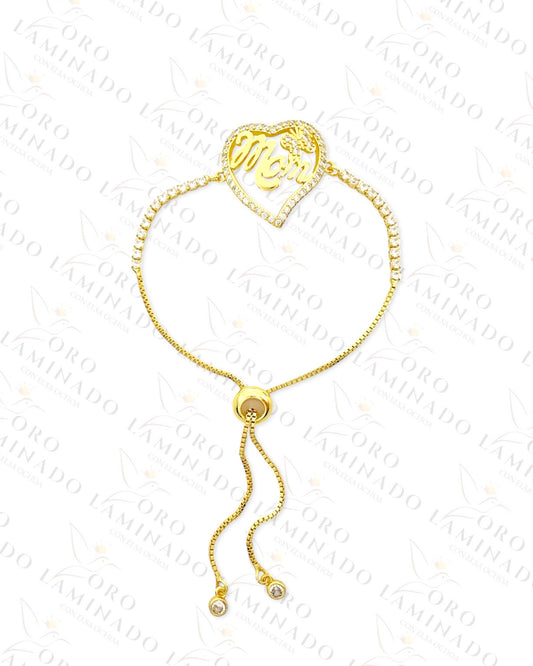 Gold Filled MOM Adjustable Bracelet C189