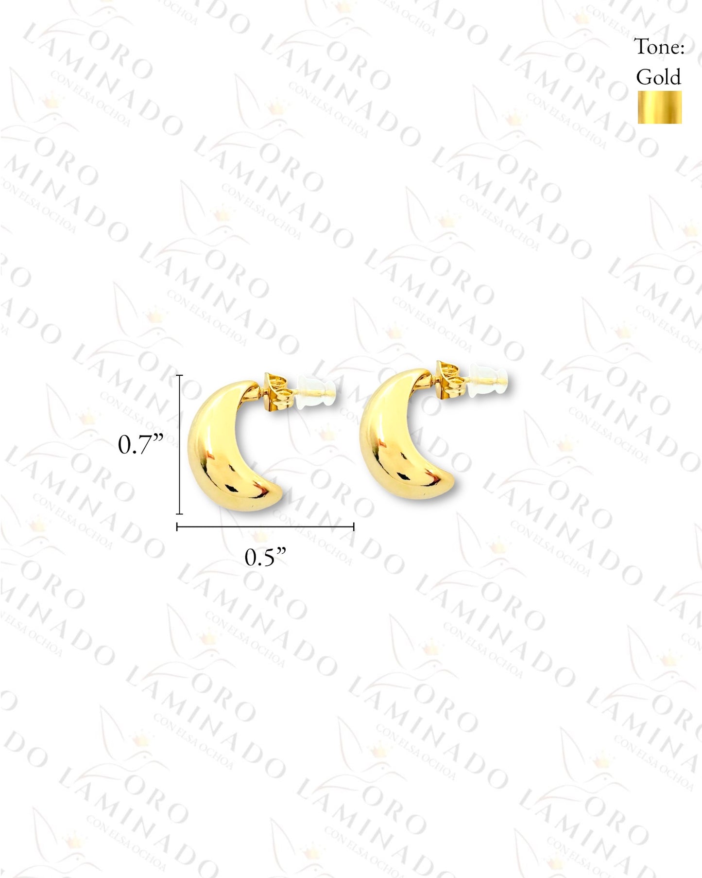 High Quality Chunky Earrings (Gold Filled) C86