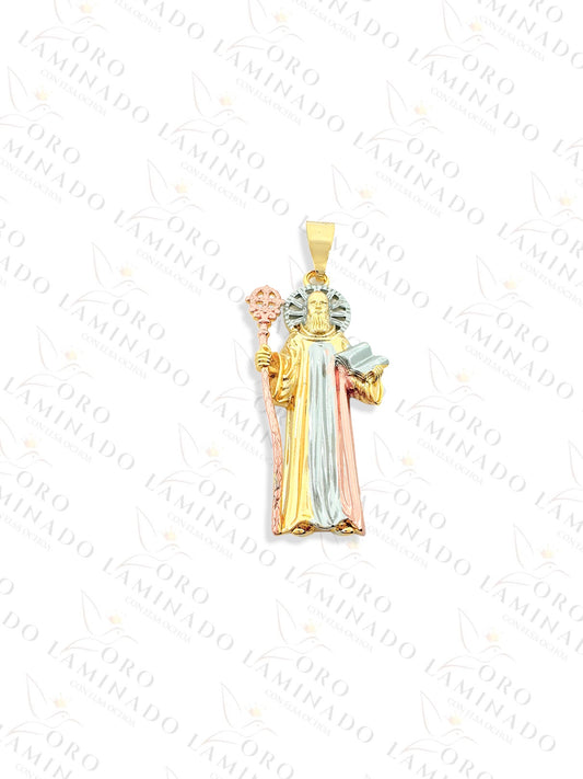 Three Tones Saint Benedict Pendant Y28